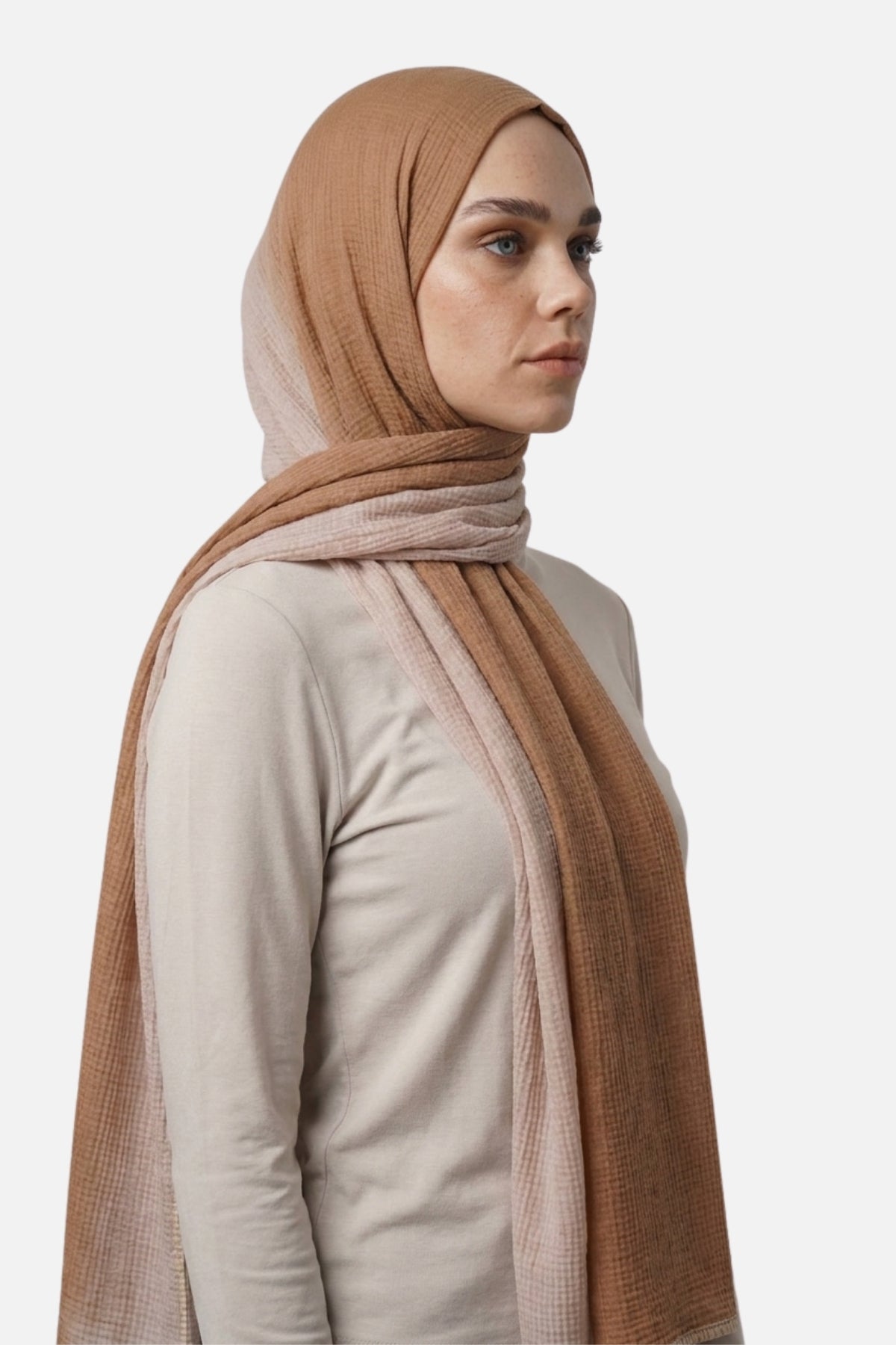 Gradient Muslin Shawl