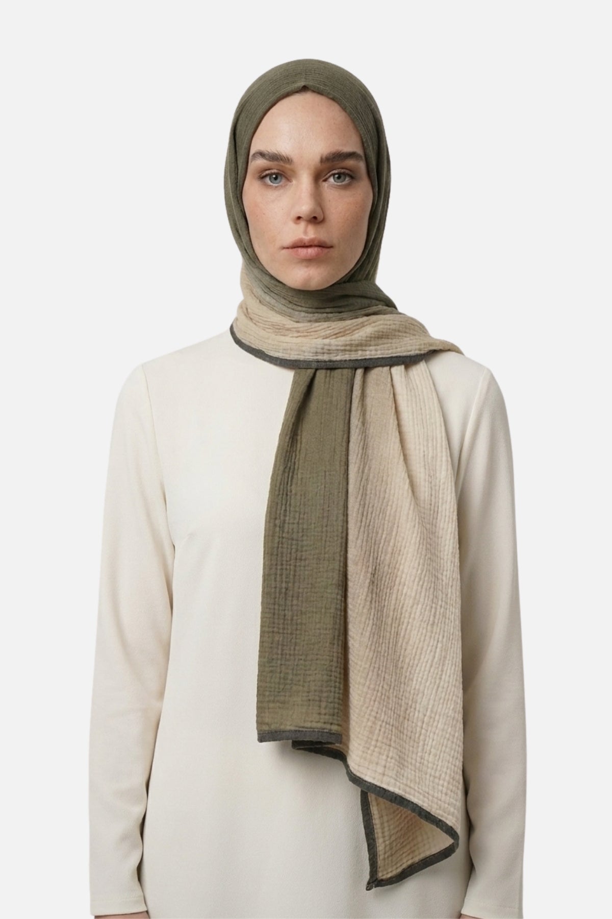Gradient Muslin Shawl