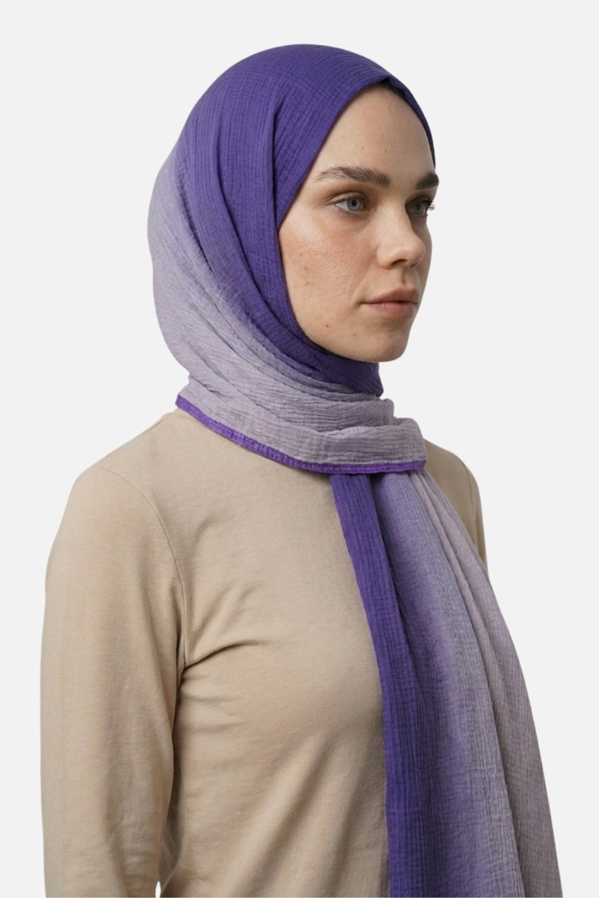 Gradient Muslin Shawl