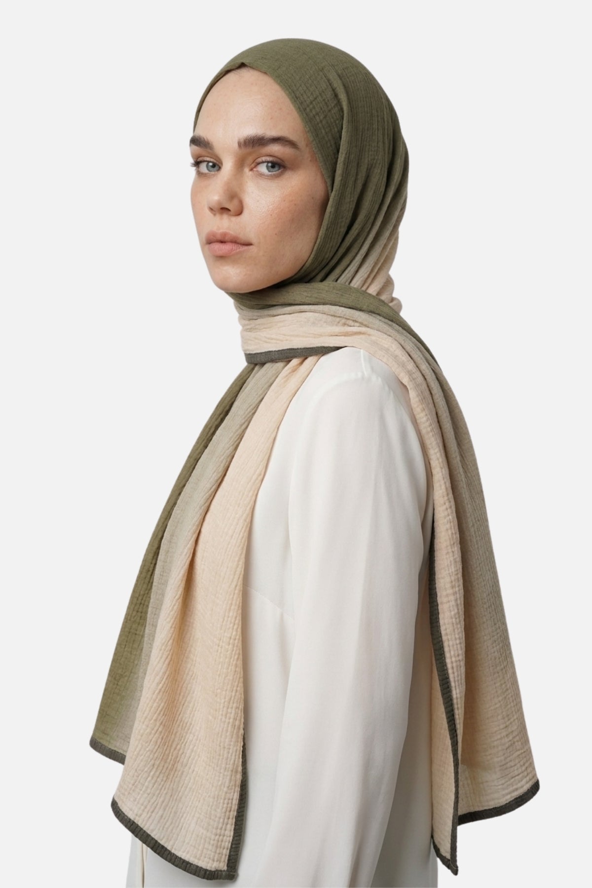 Gradient Muslin Shawl