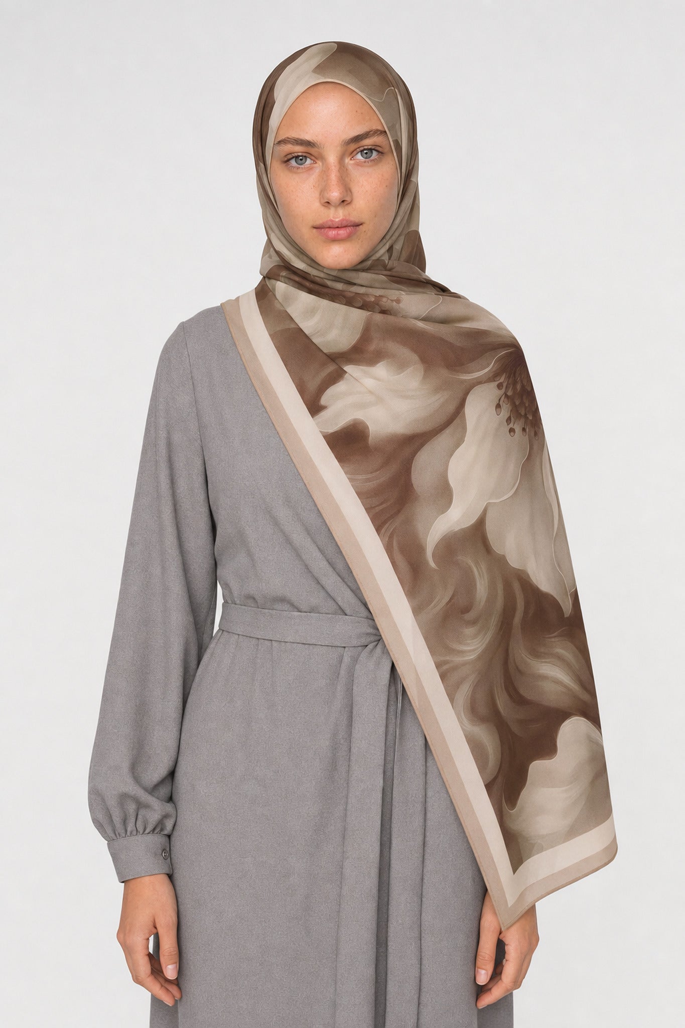 Pure Pattern Hebei Silk Scarf - Kum Beji
