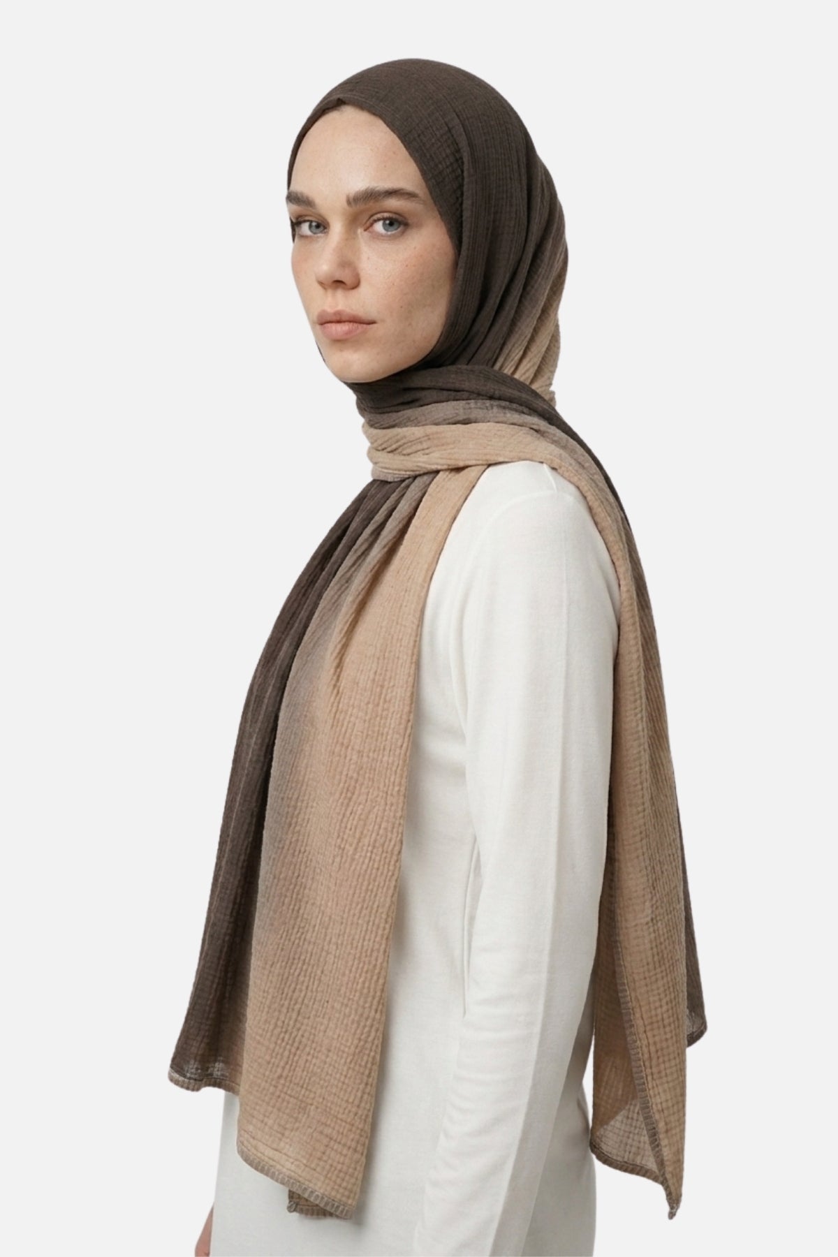 Gradient Muslin Shawl