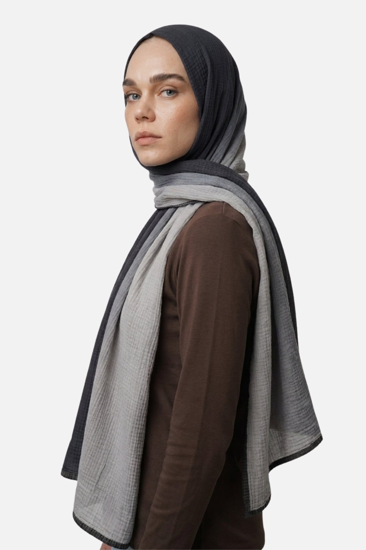 Gradient Muslin Shawl