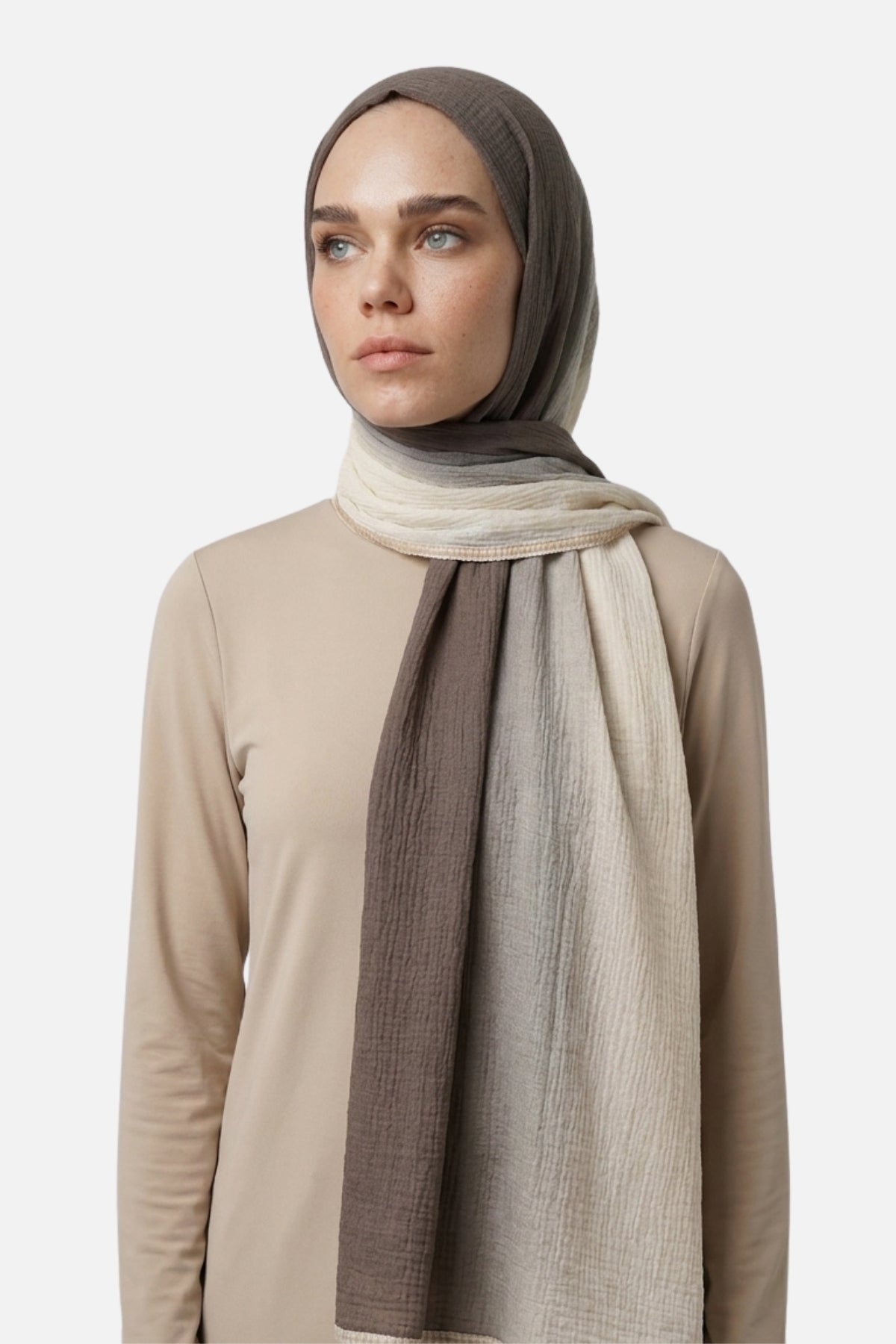 Gradient Muslin Shawl