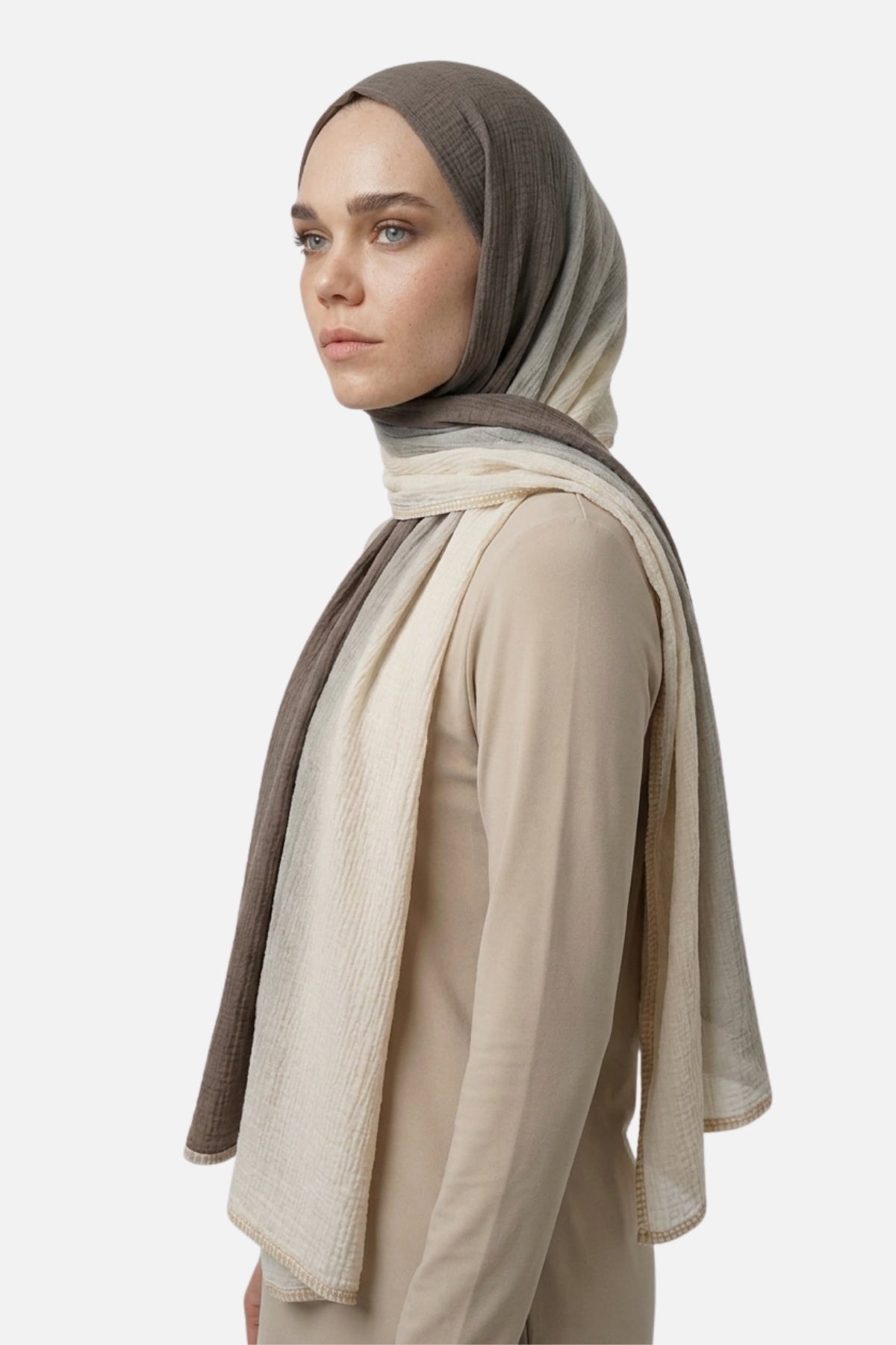 Gradient Muslin Shawl