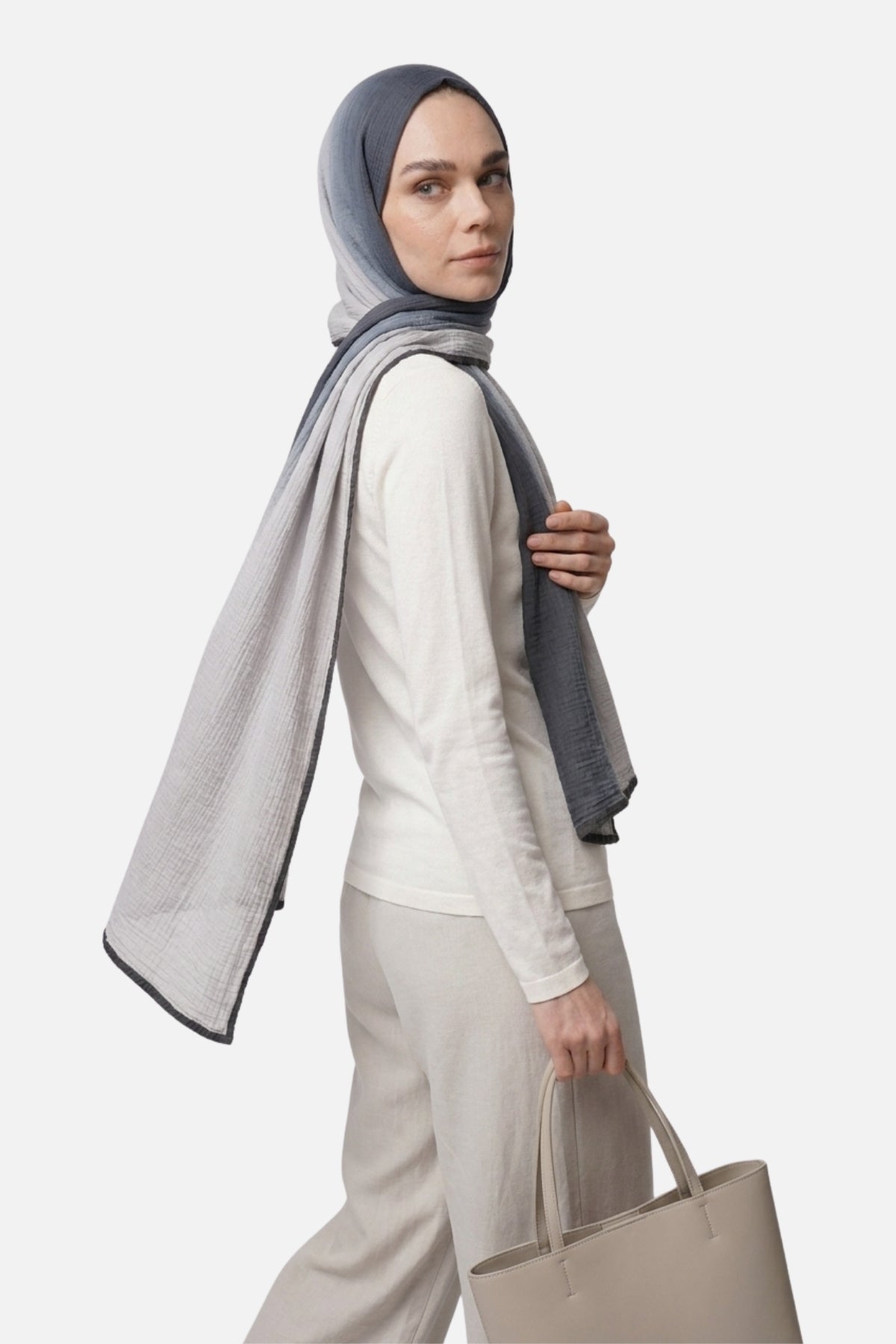 Gradient Muslin Shawl
