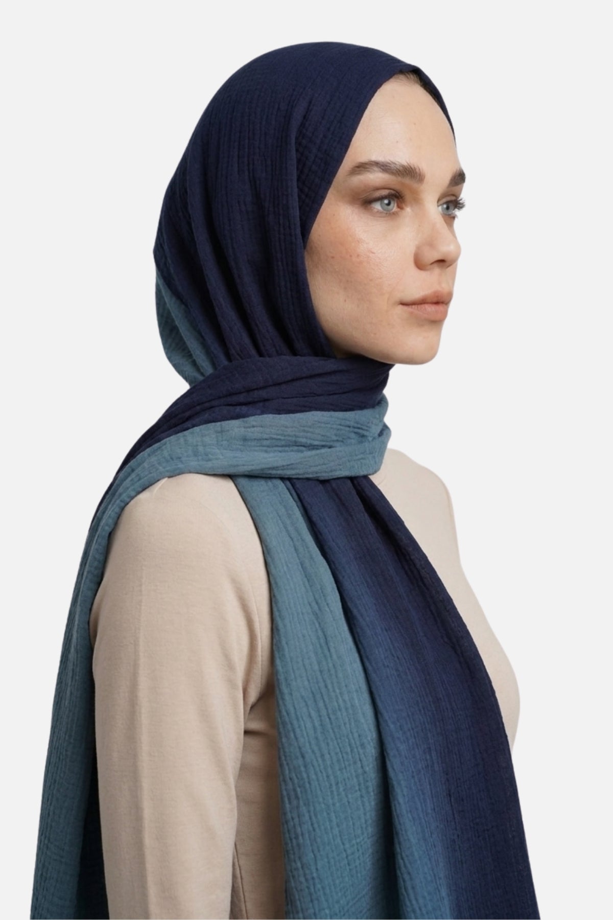 Gradient Muslin Shawl
