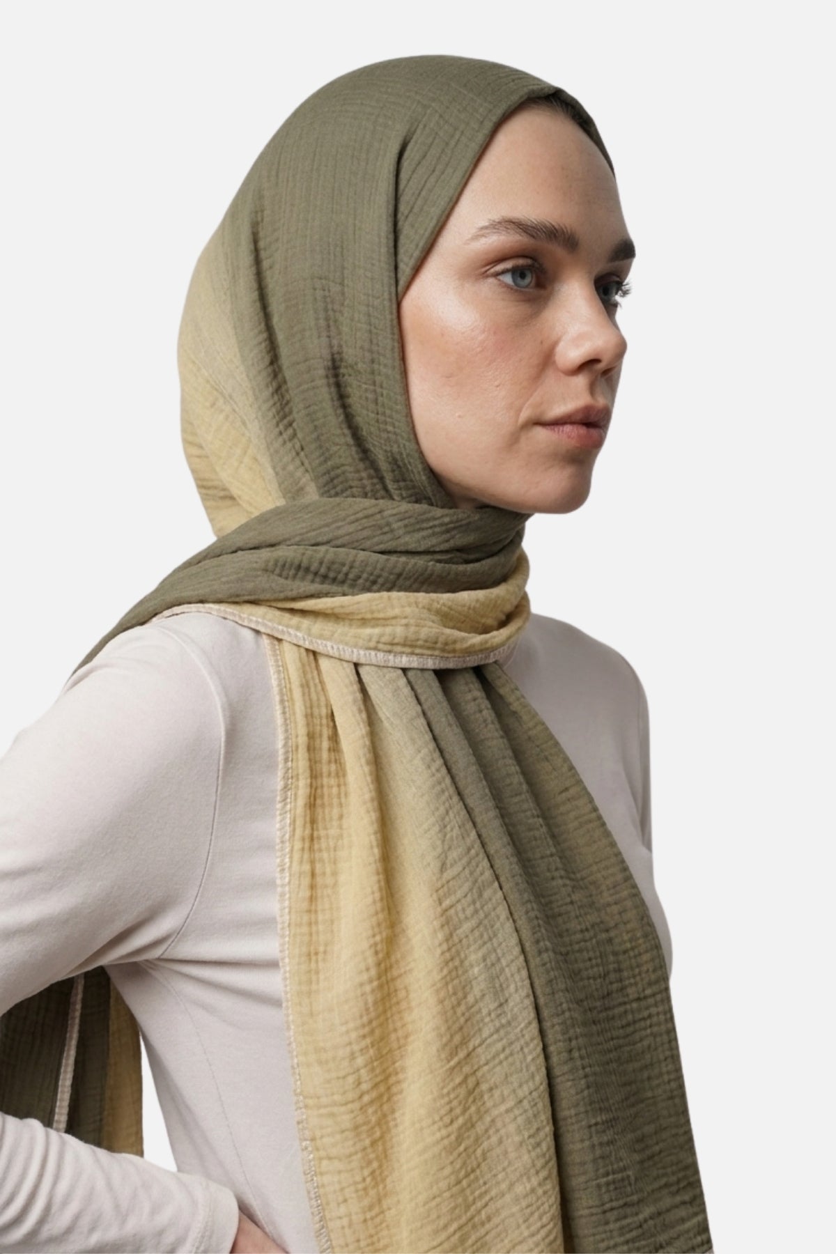 Gradient Muslin Shawl