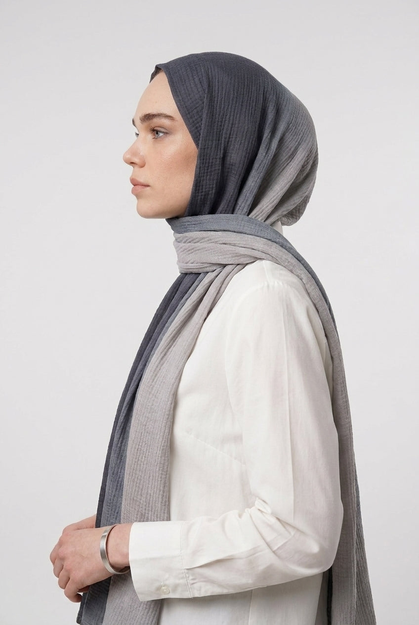 Gradient Muslin Shawl