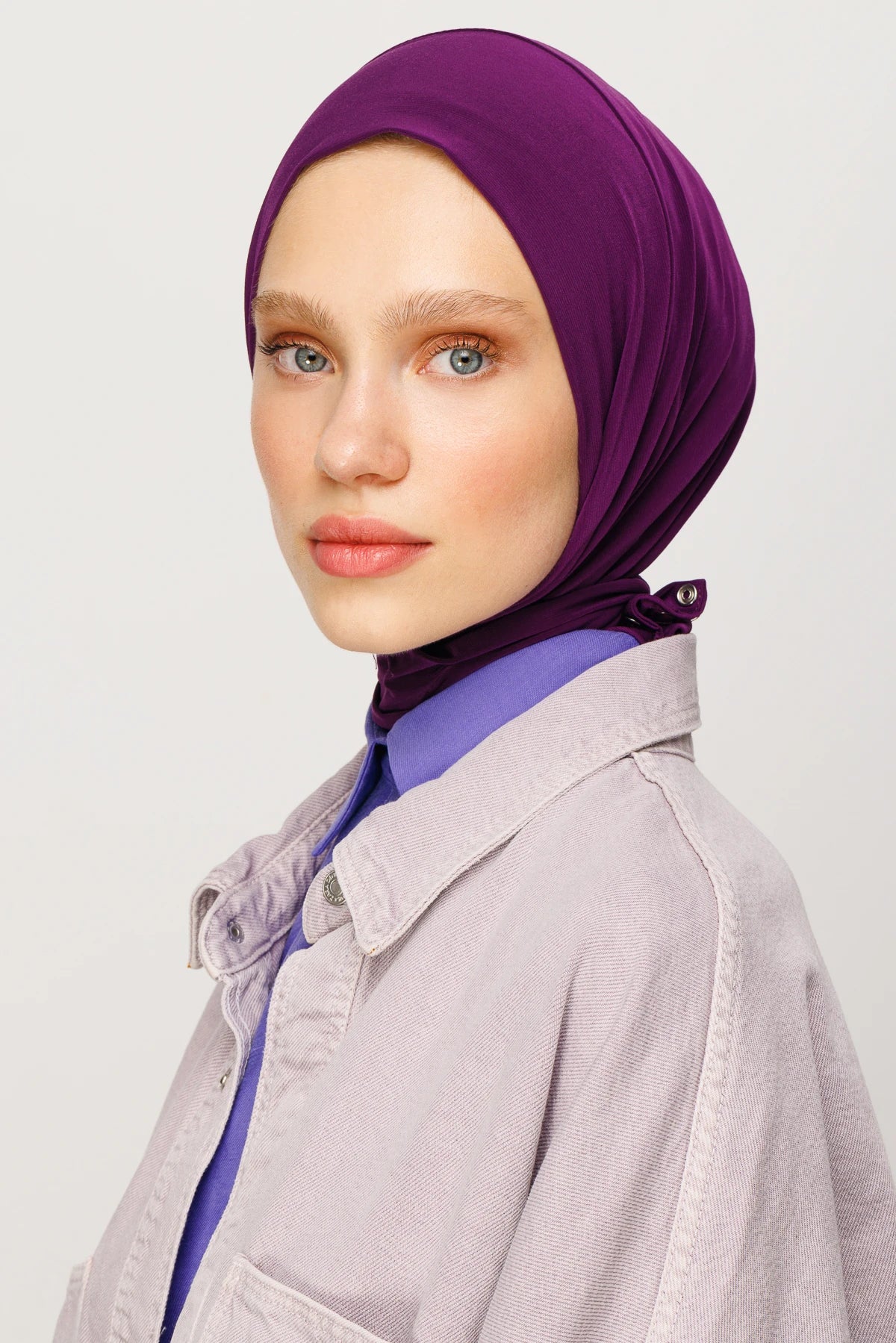 Ready-made Shawl - Violet