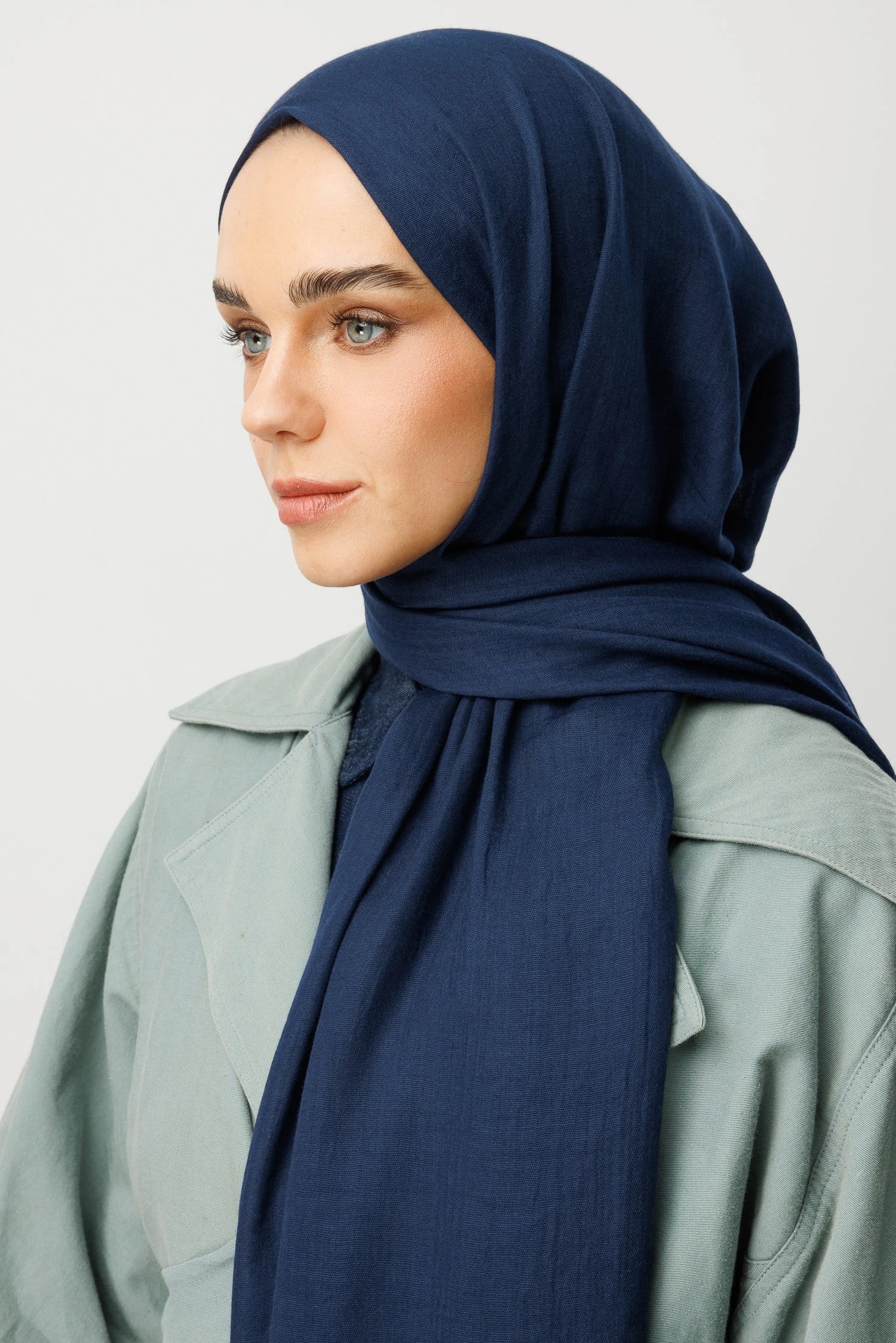 Dubai Shawl - Navy blue