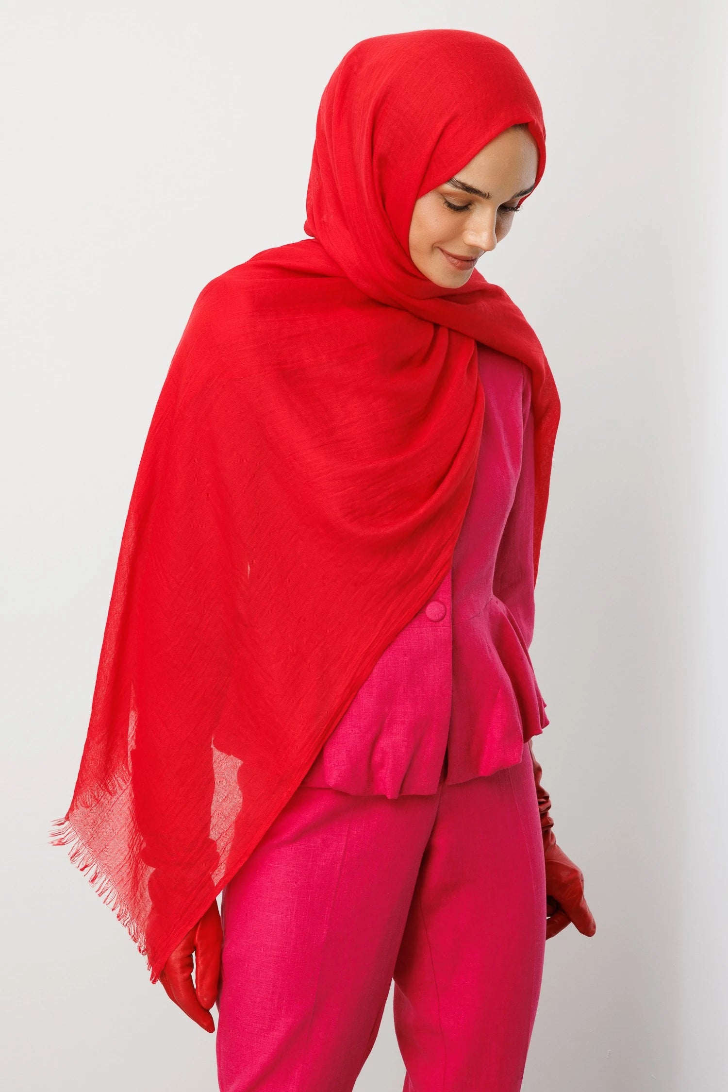 Dubai Shawl - Red