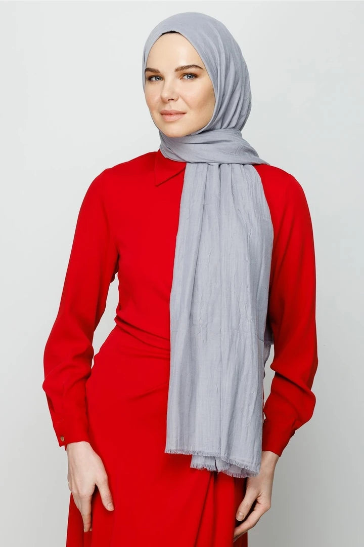Bamboo Shawl - Silver
