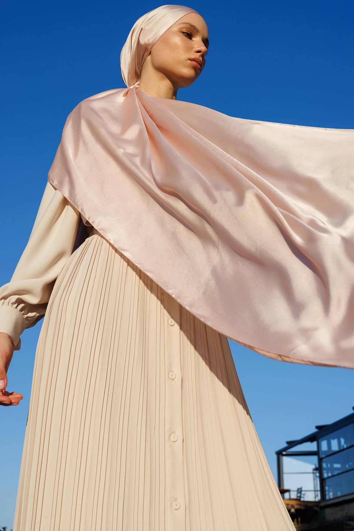 Diamond Aura Scarf - Powder