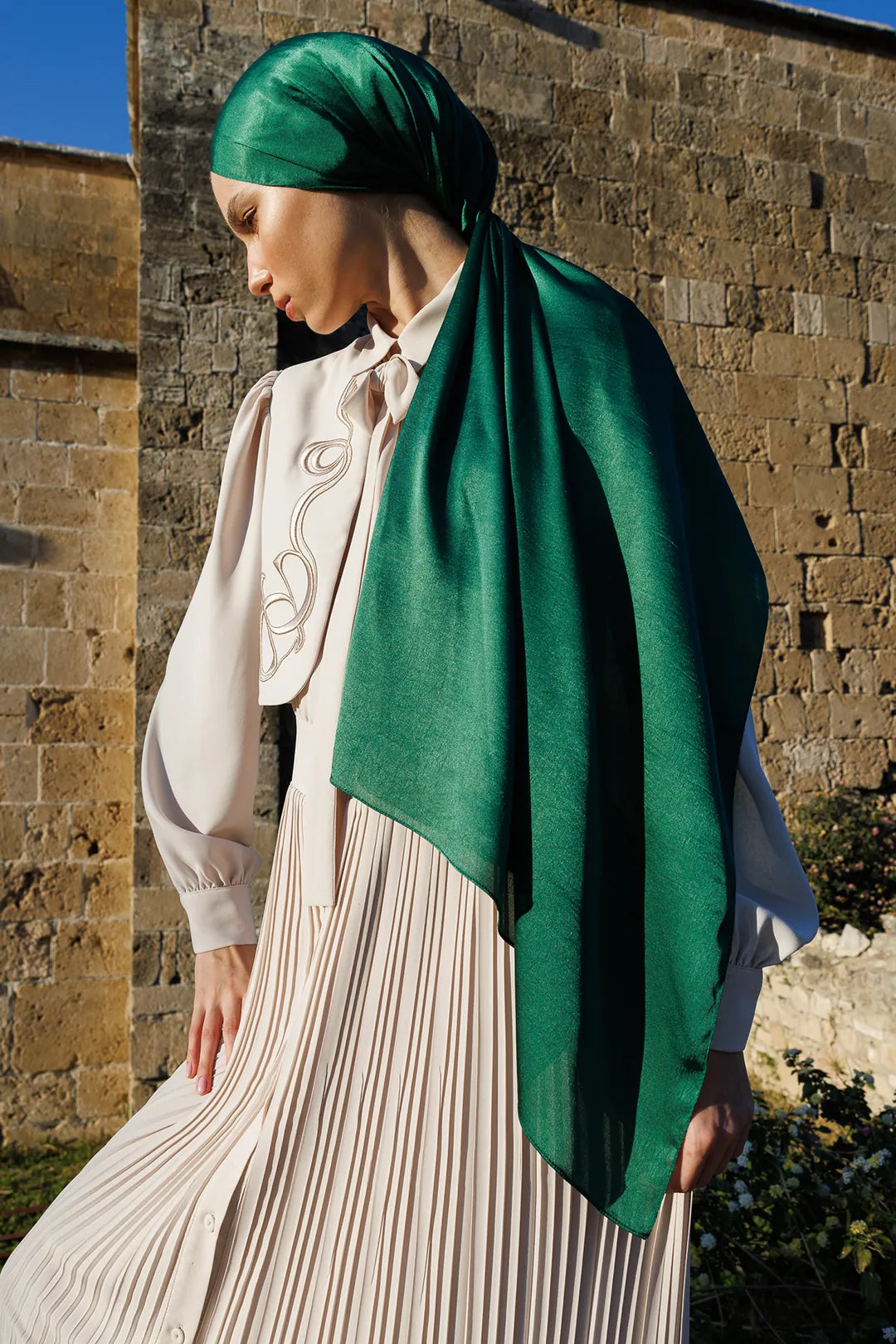 Diamond Aura Scarf - Jade