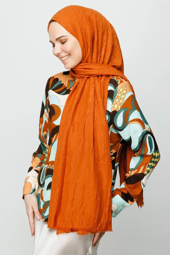 Bamboo Shawl - Light Tile