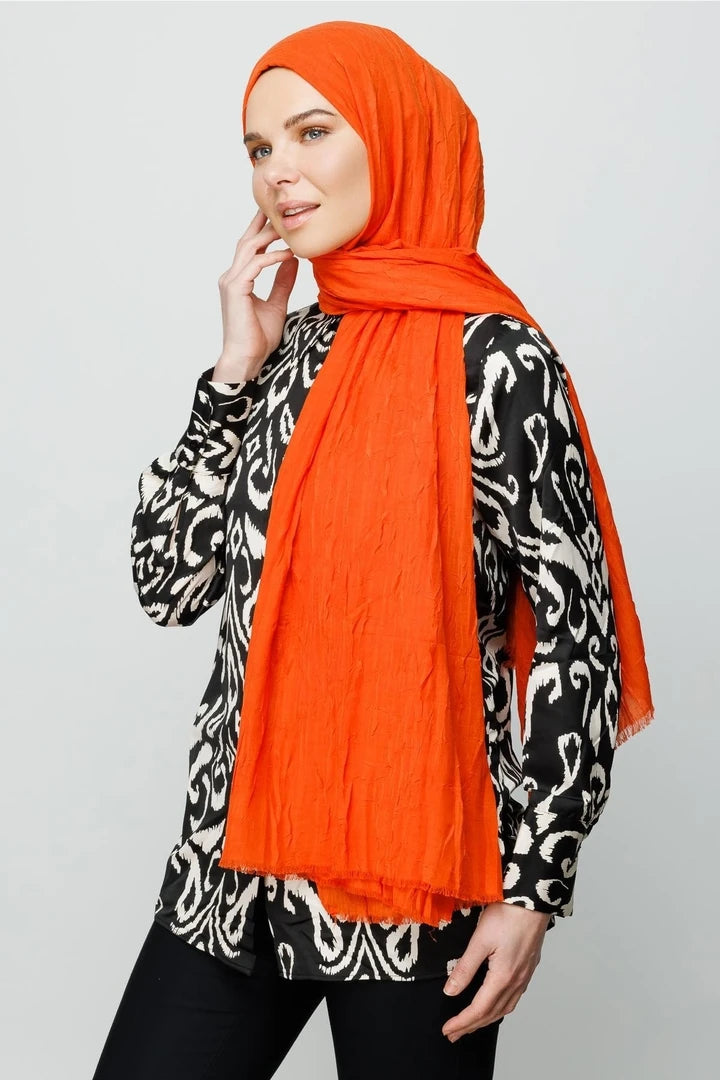 Bamboo Shawl - Orange