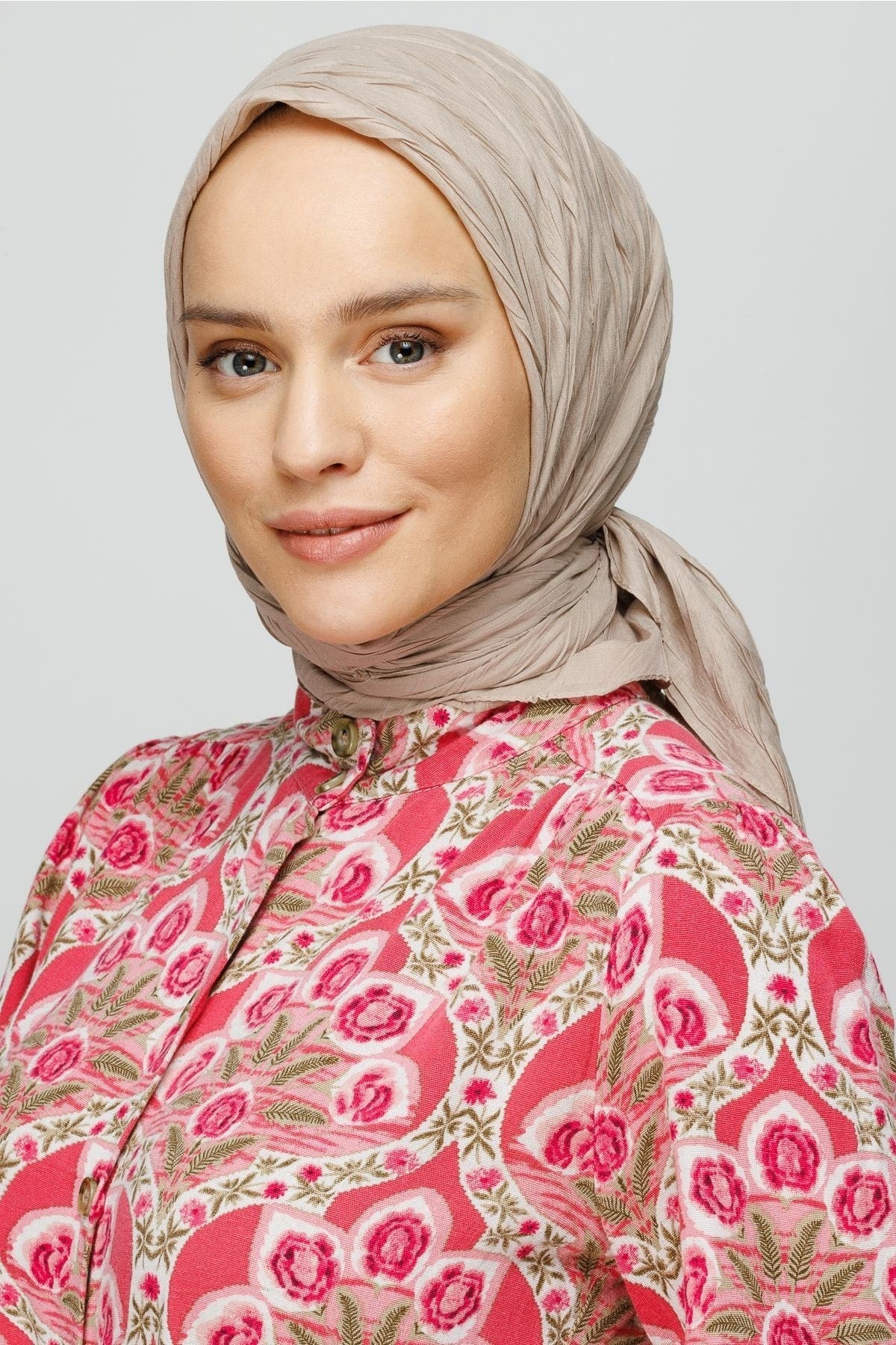 Pleated Bamboo Shawl - Ivory