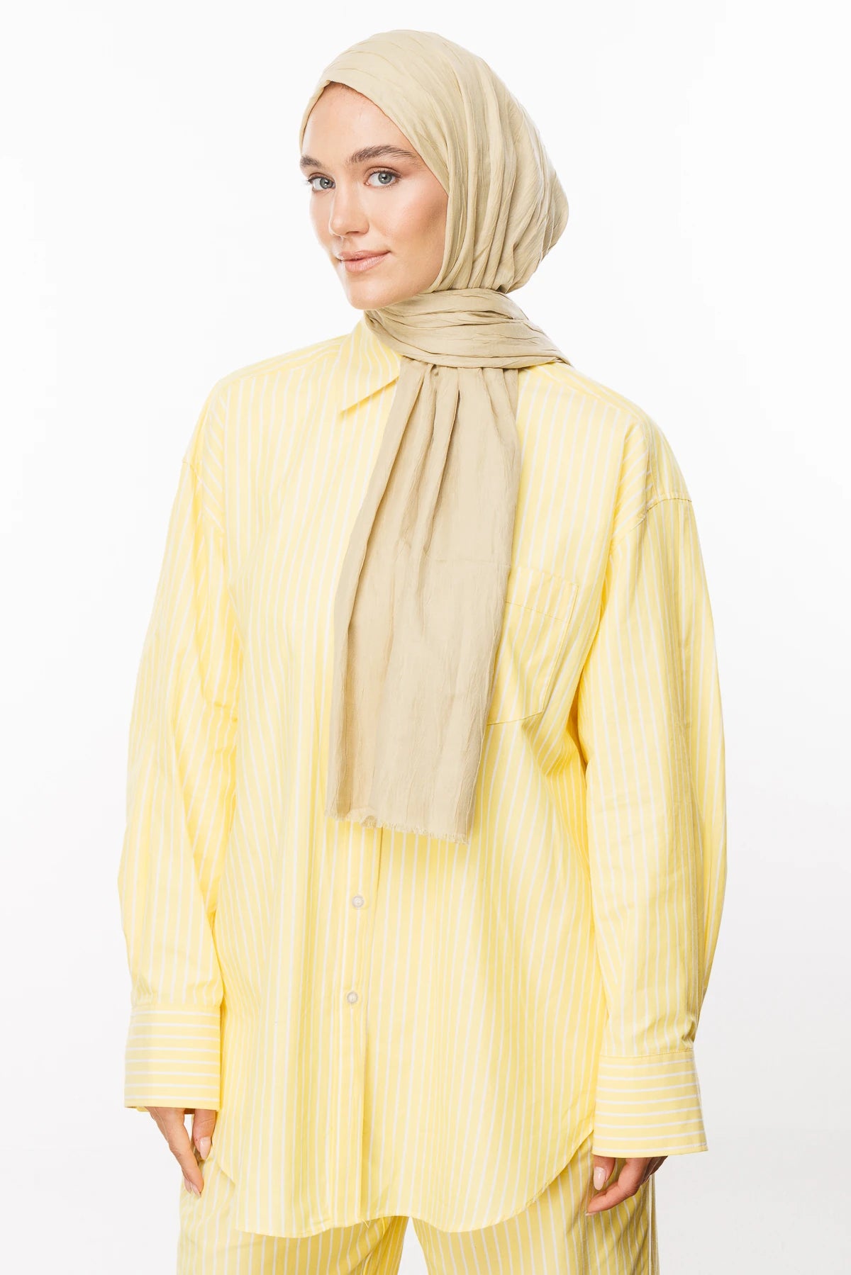 Pleated Bamboo Shawl - Patara