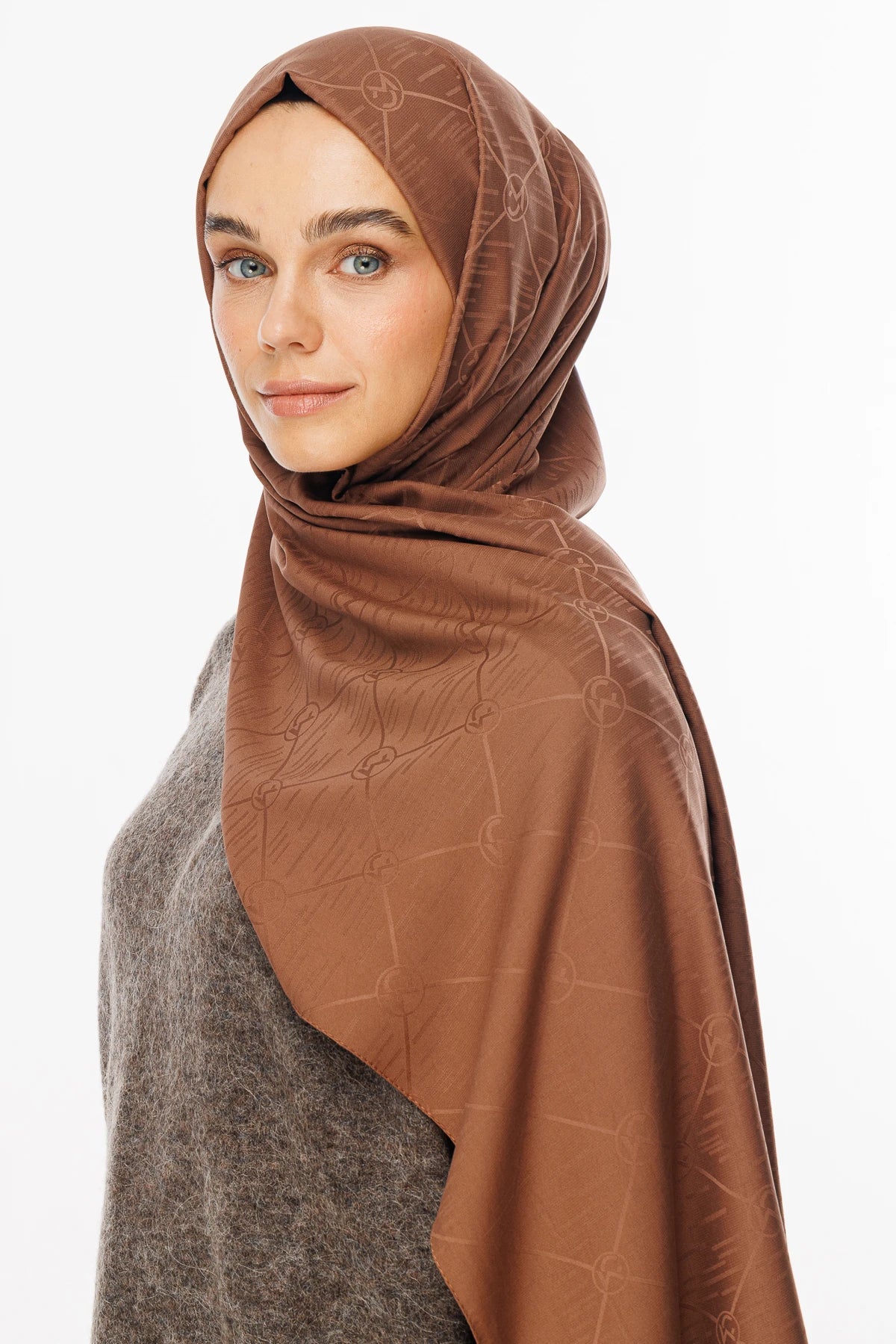 Moon Is Desen Jacquard Shawl - Mansion
