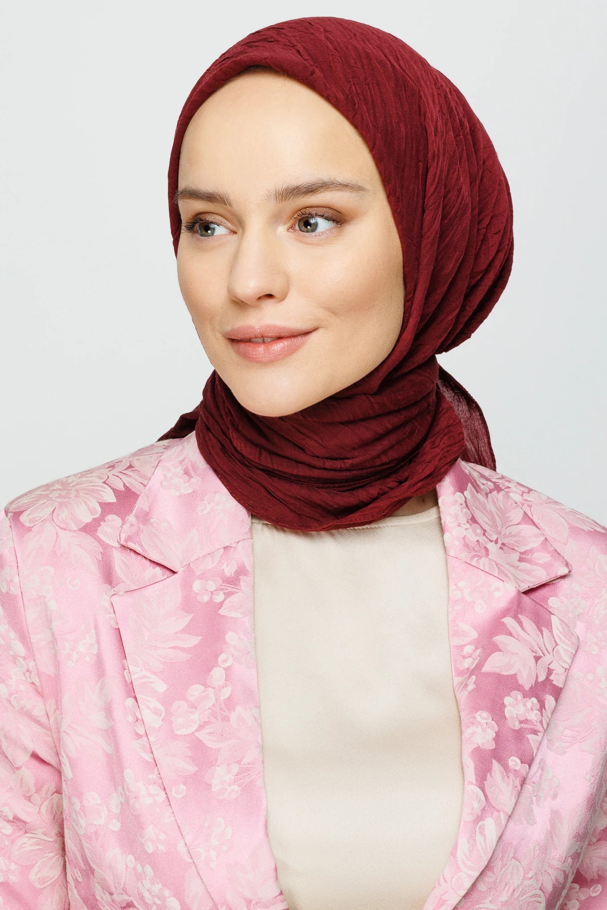 Bamboo Scarf - Dark Burgundy