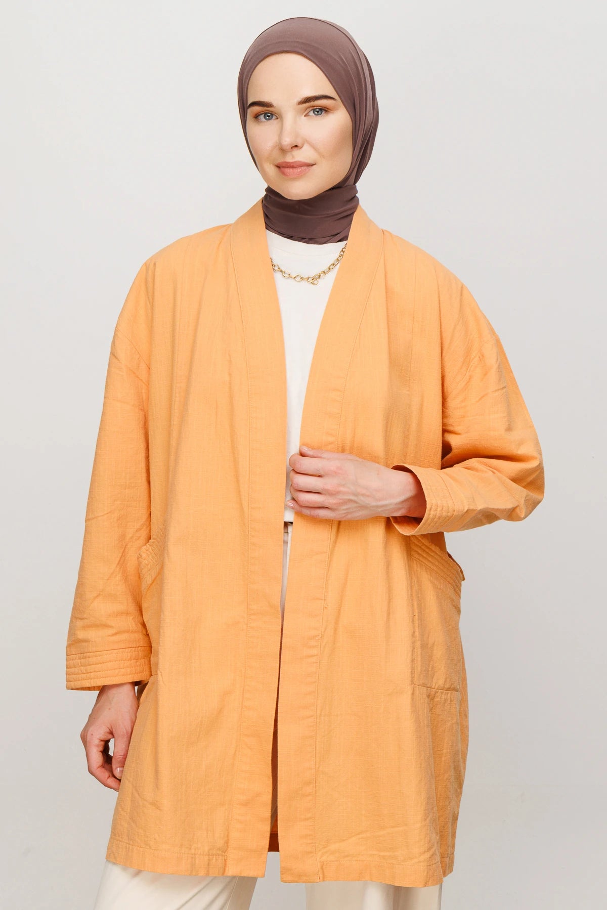 Ready-made Shawl - Dark Mink