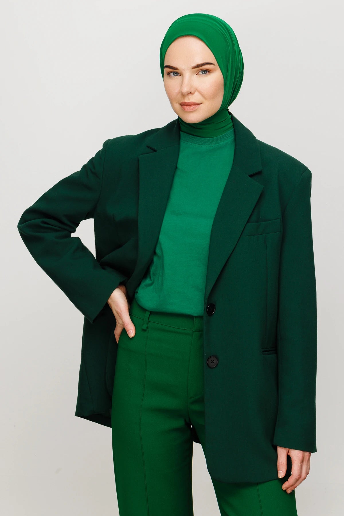 Ready-made Shawl - Benetton Green