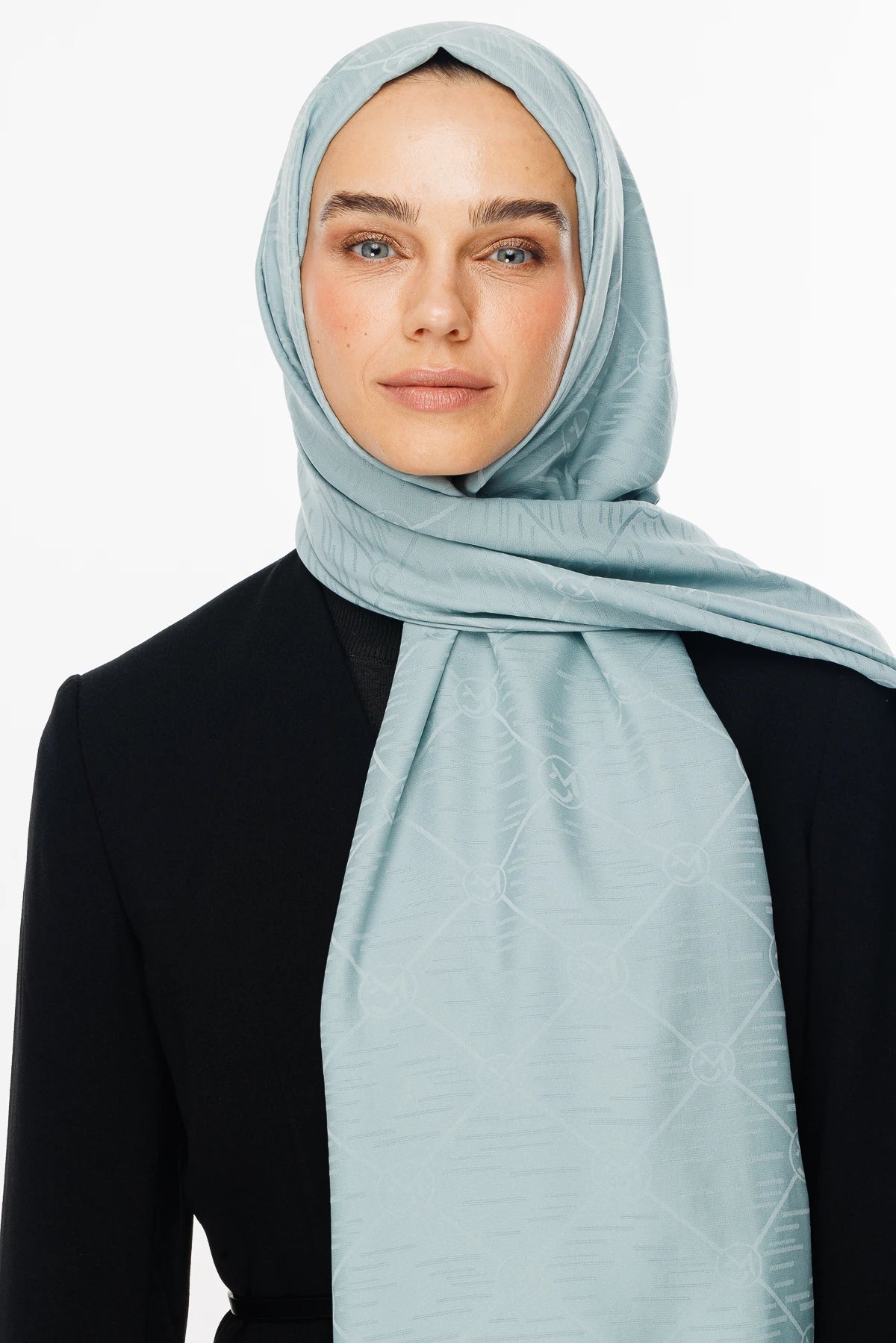 Moon Is Desen Jacquard Shawl - Cagla