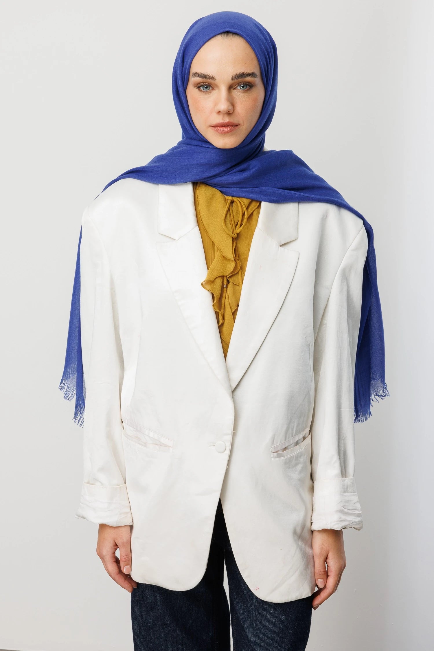Dubai Shawl - Indigo