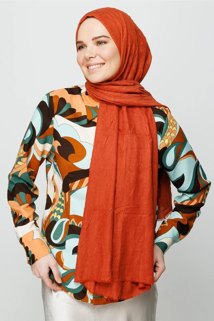 Bamboo Shawl - Tile