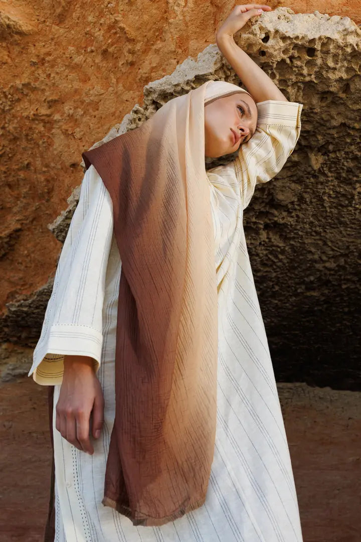 Gradient Muslin Shawl