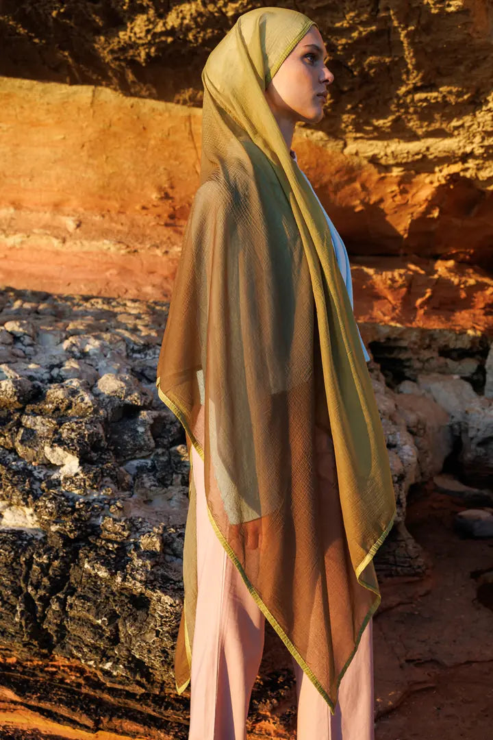 Gradient Muslin Shawl