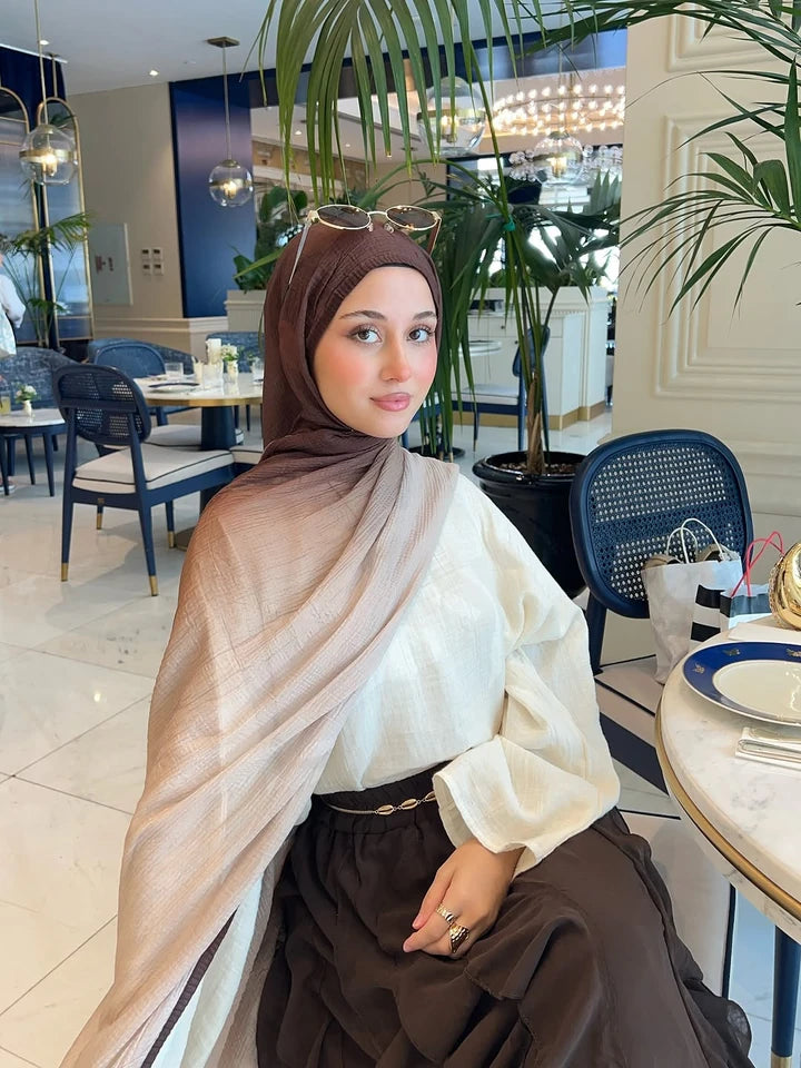 Gradient Muslin Shawl