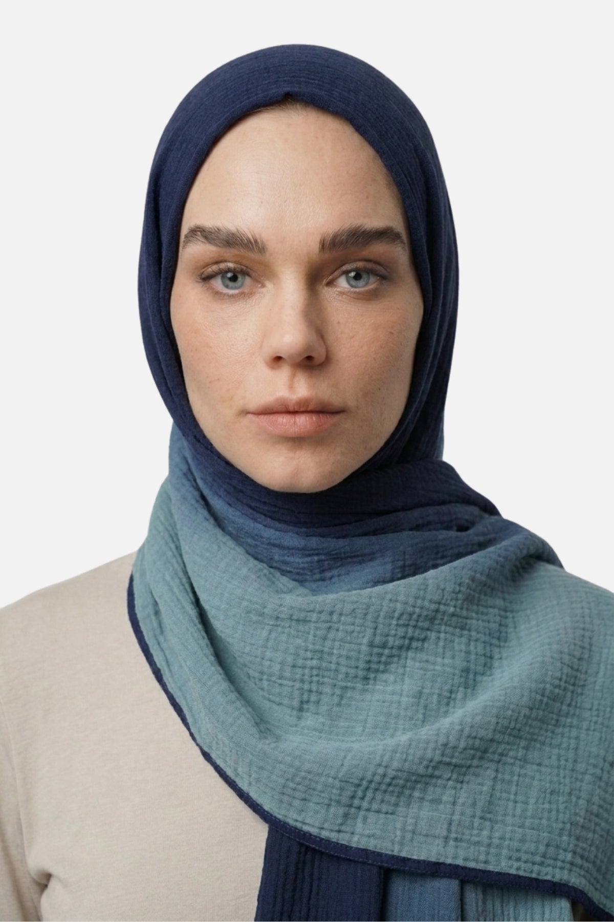 Gradient Muslin Shawl