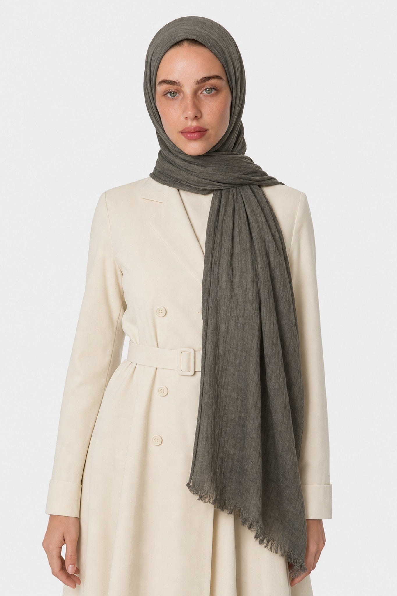 Modal Viscose Shawl - Gray