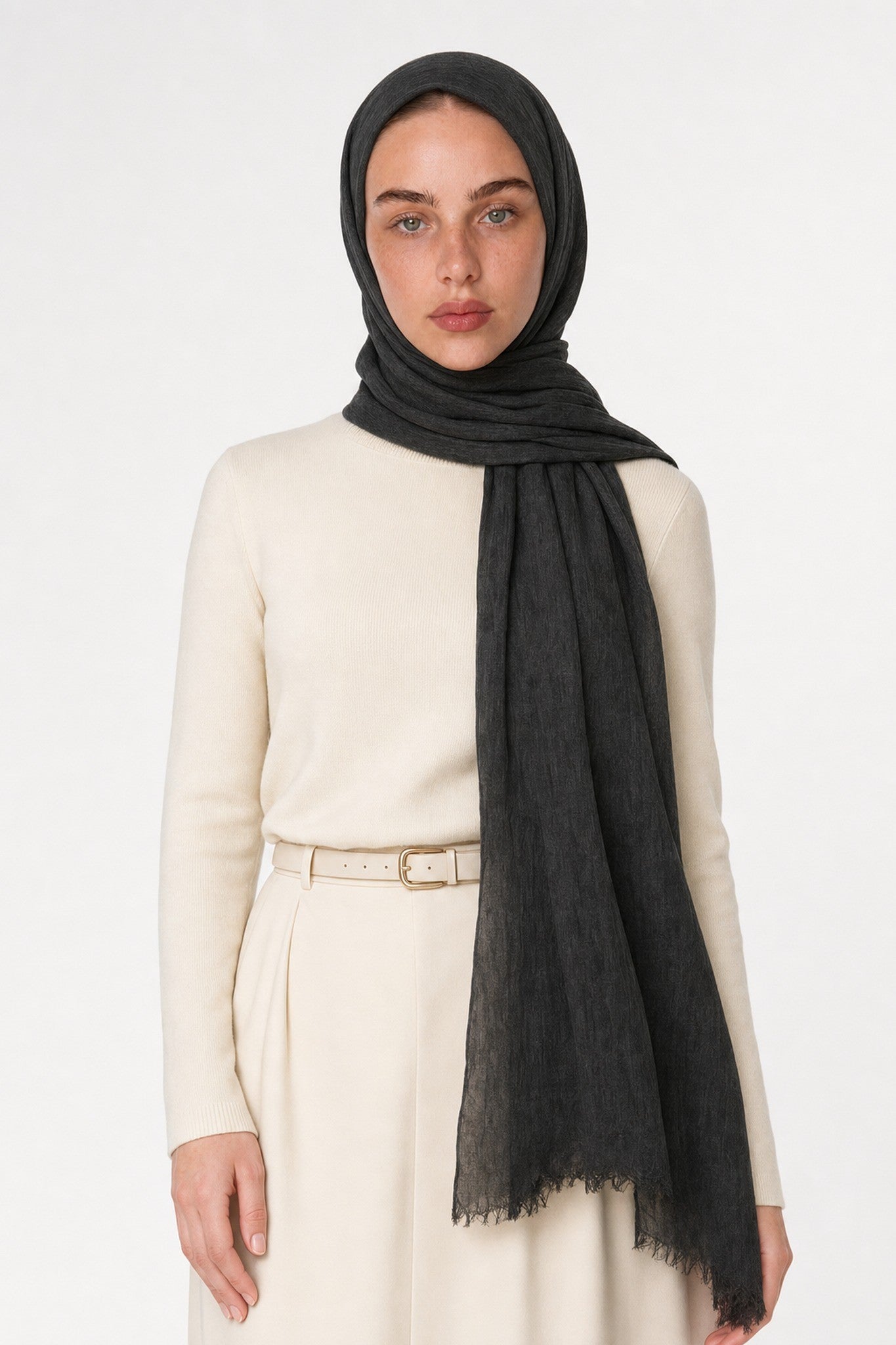 Modal Viscose Shawl - Black