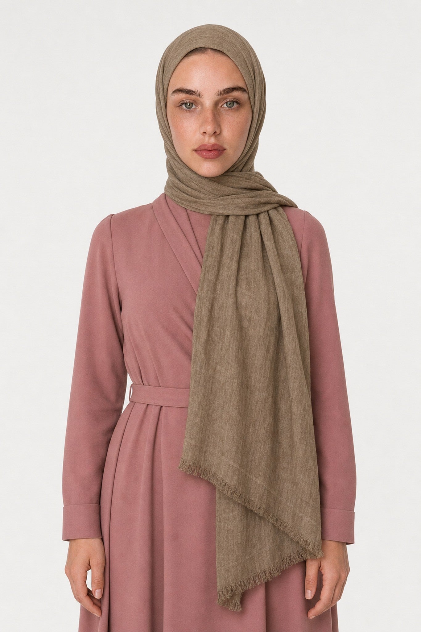 Modal Viscose Shawl - Ivory