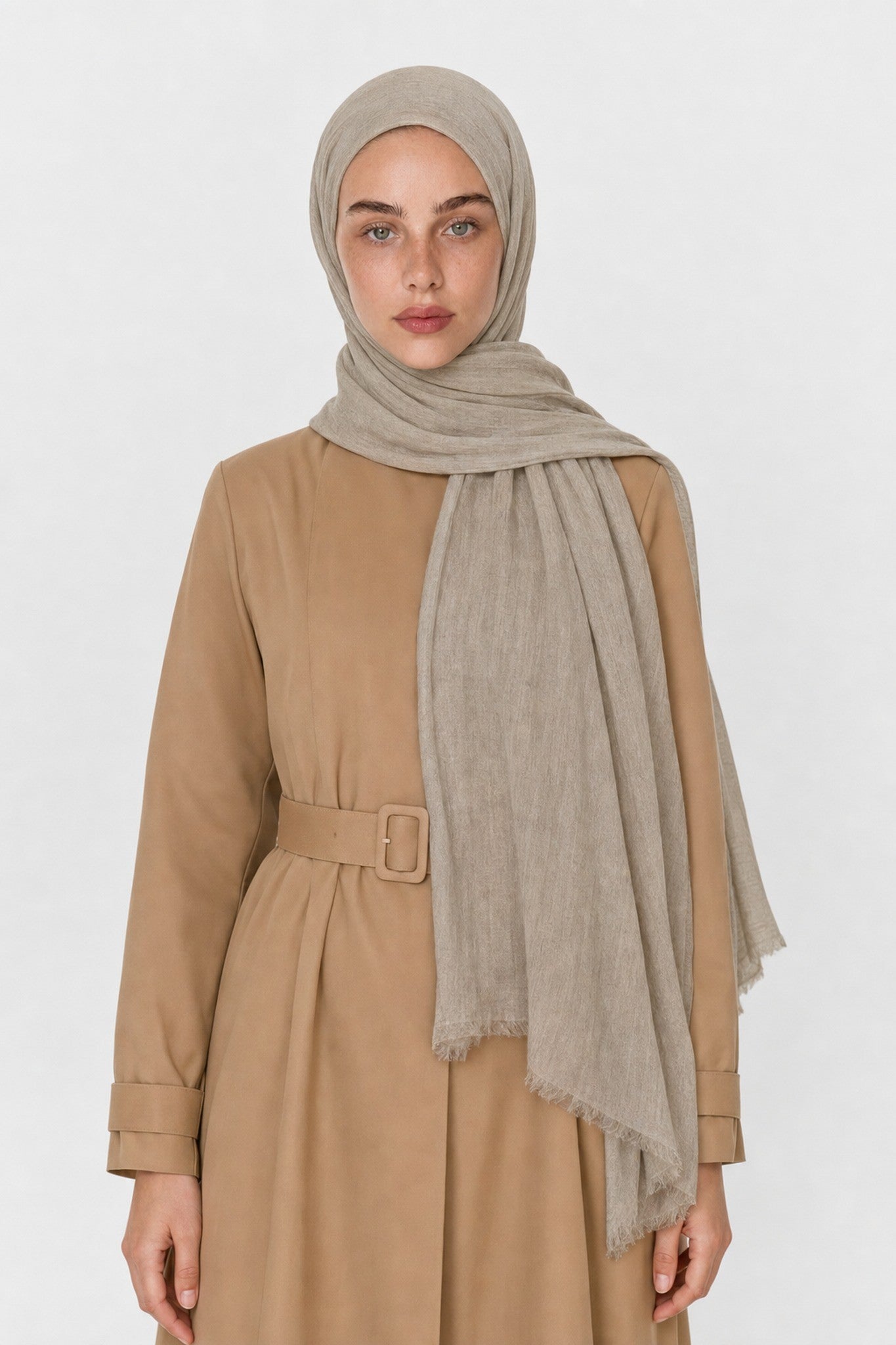 Modal Viscose Shawl - Sandstone