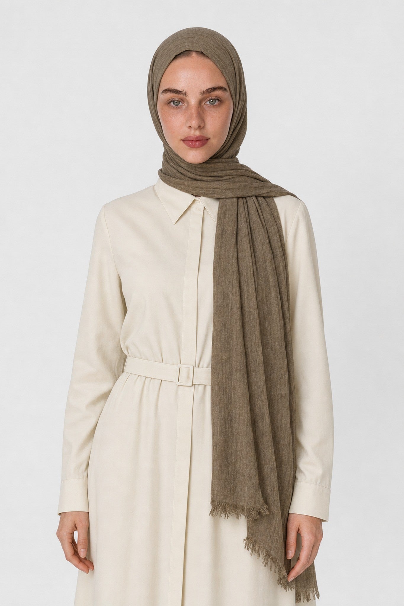 Modal Viscose Shawl - Latte