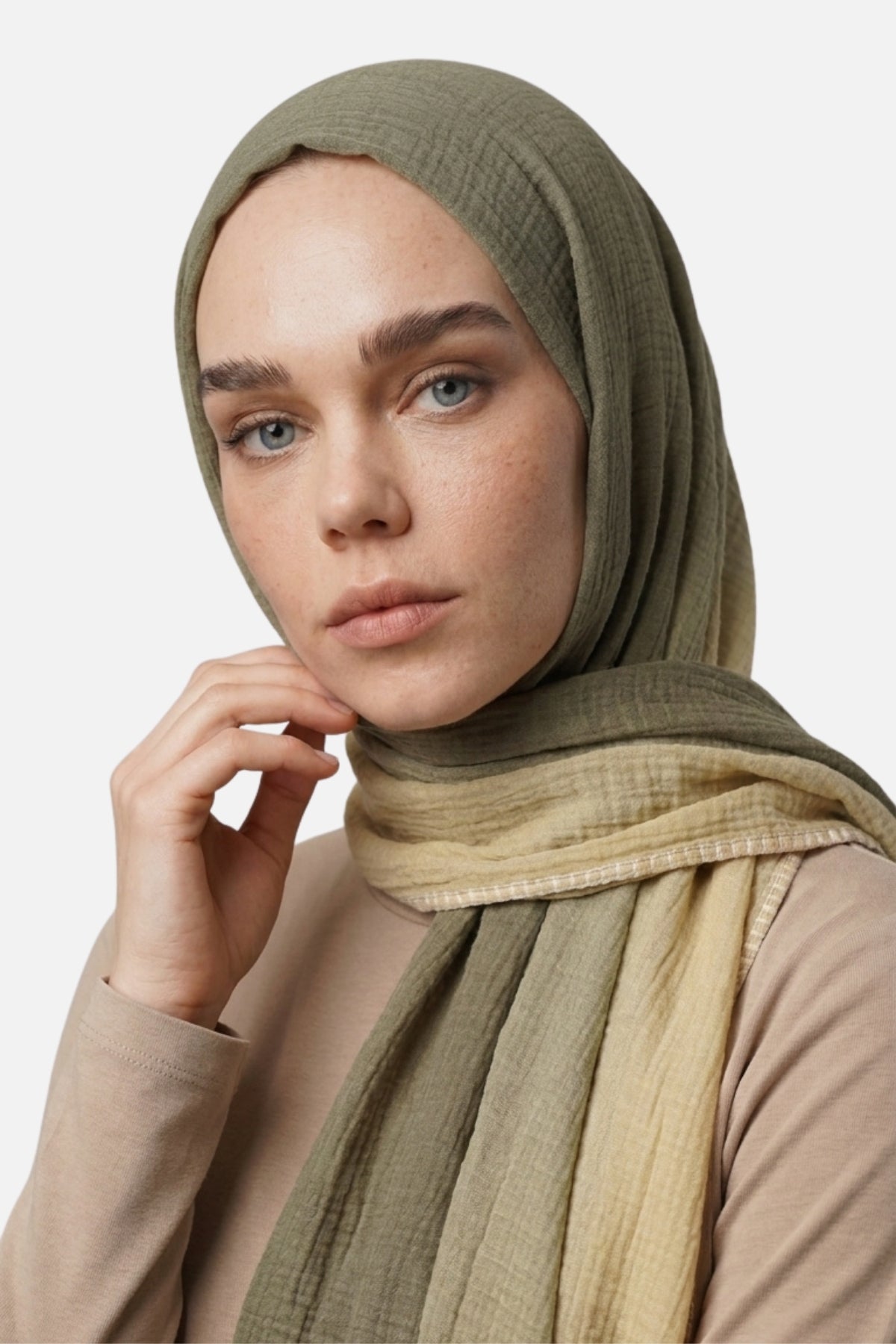 Gradient Muslin Shawl