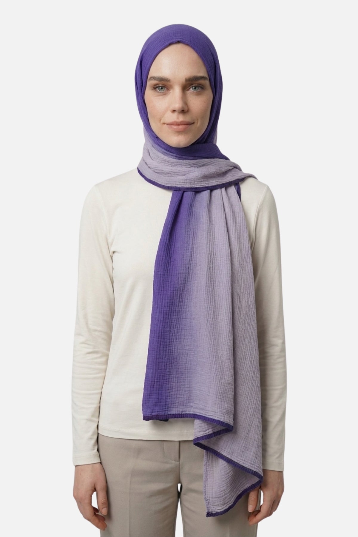 Gradient Muslin Shawl