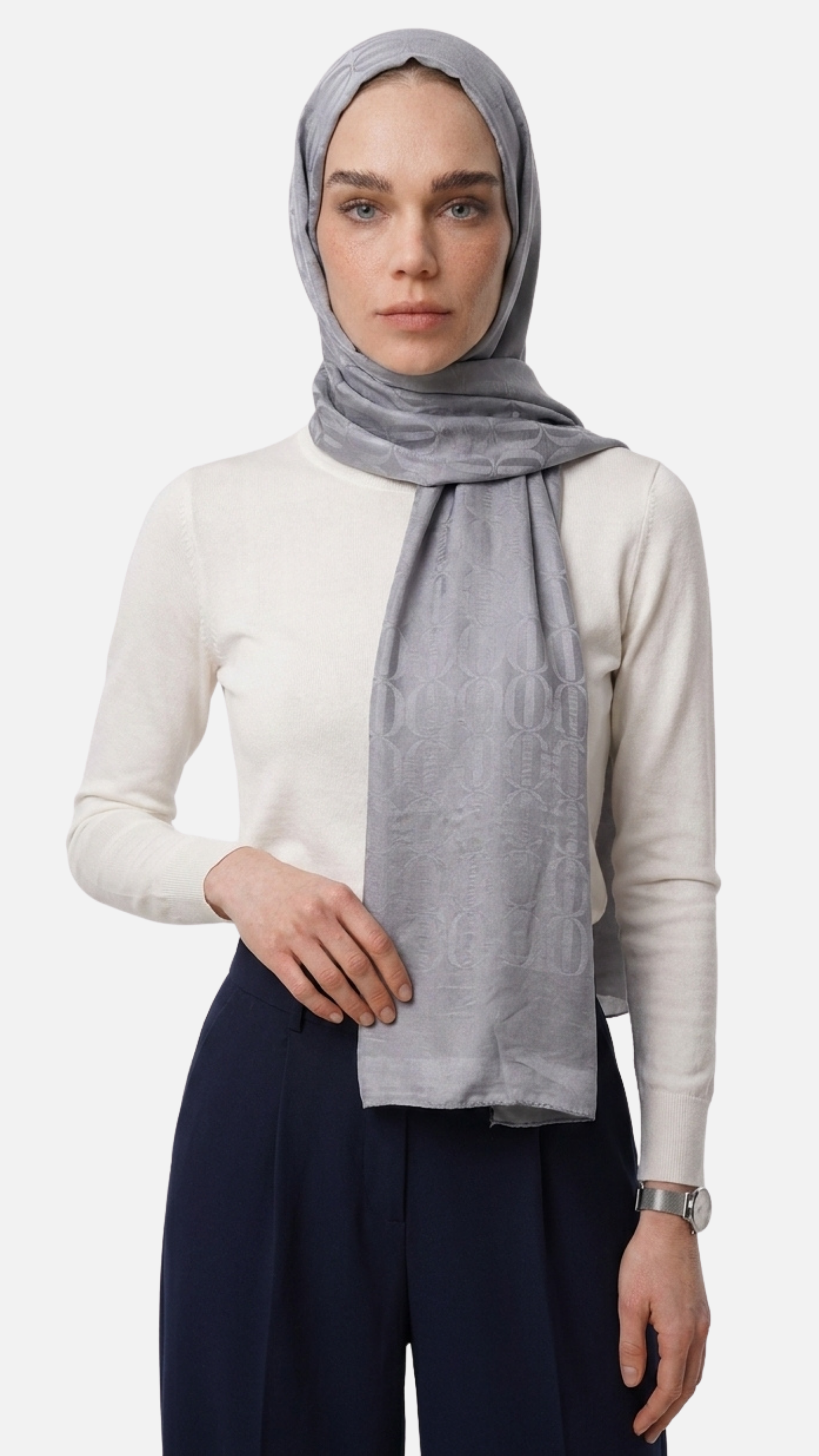 Dune Pattern Ayrobin Jacquard Shawl