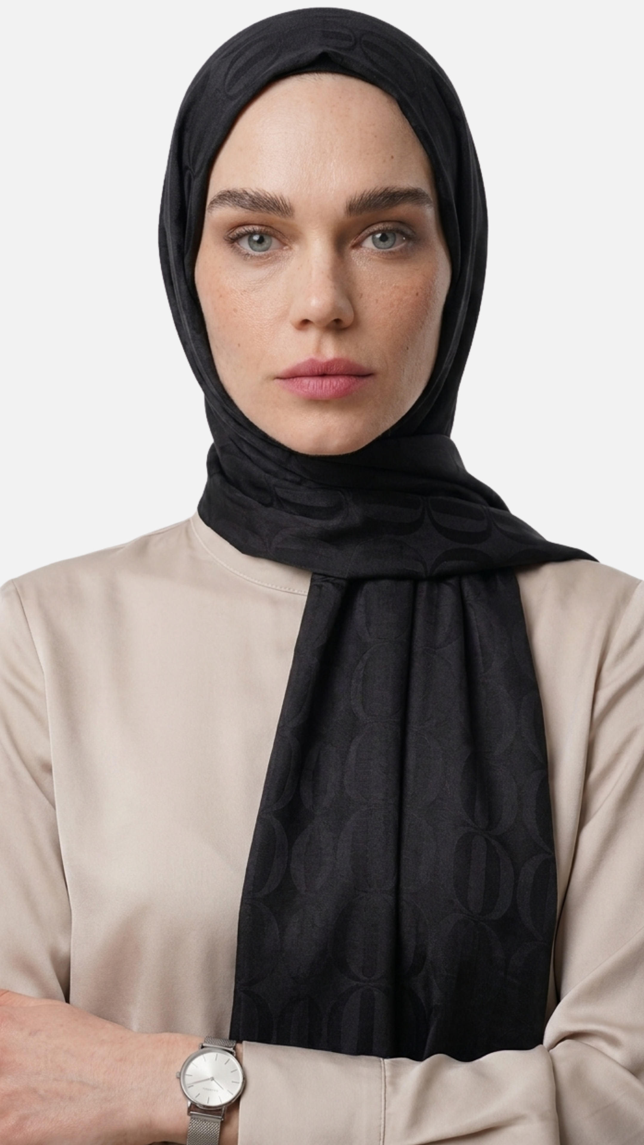Dune Pattern Ayrobin Jacquard Shawl