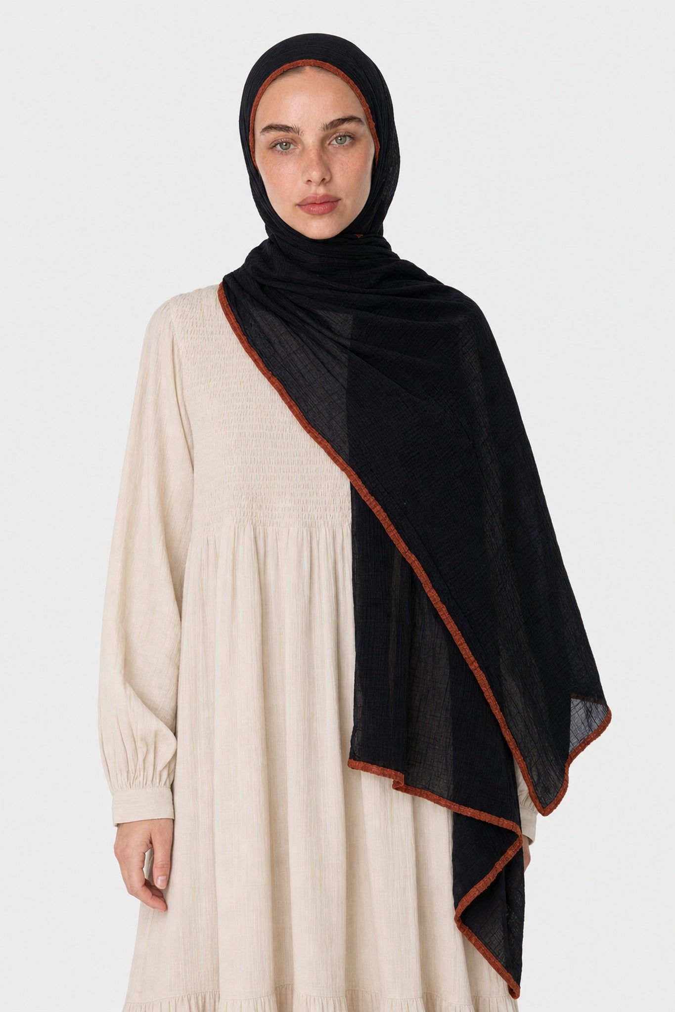 Muslin Shawl - Kömür