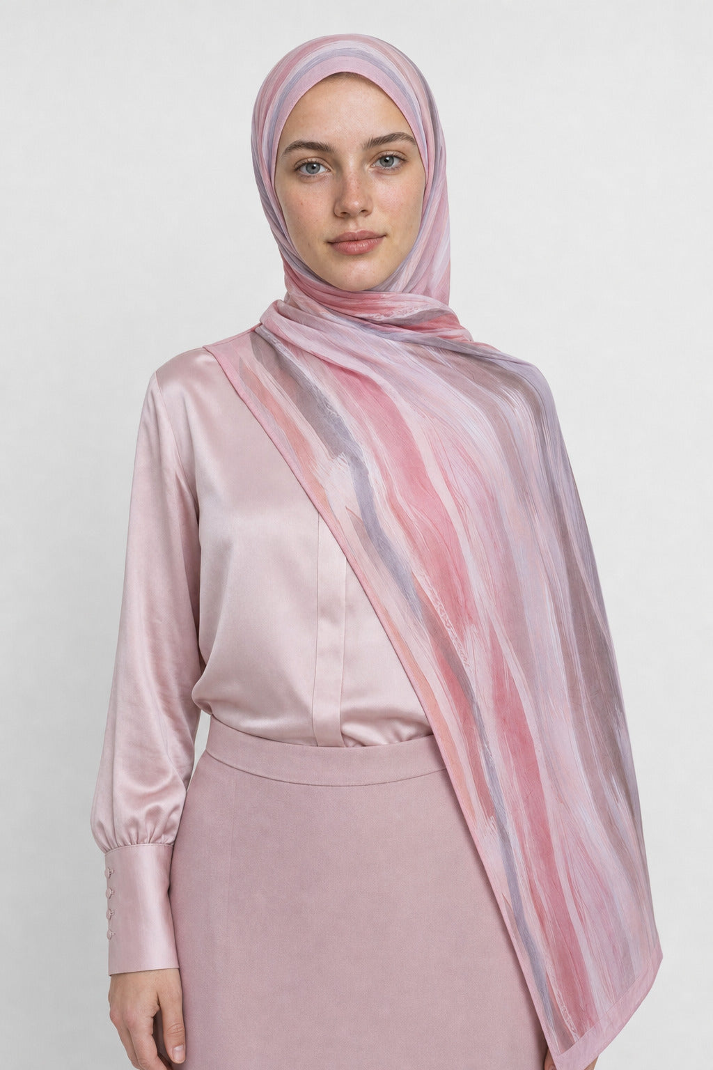 Alya Desen Neo Crash Şal - Pembe