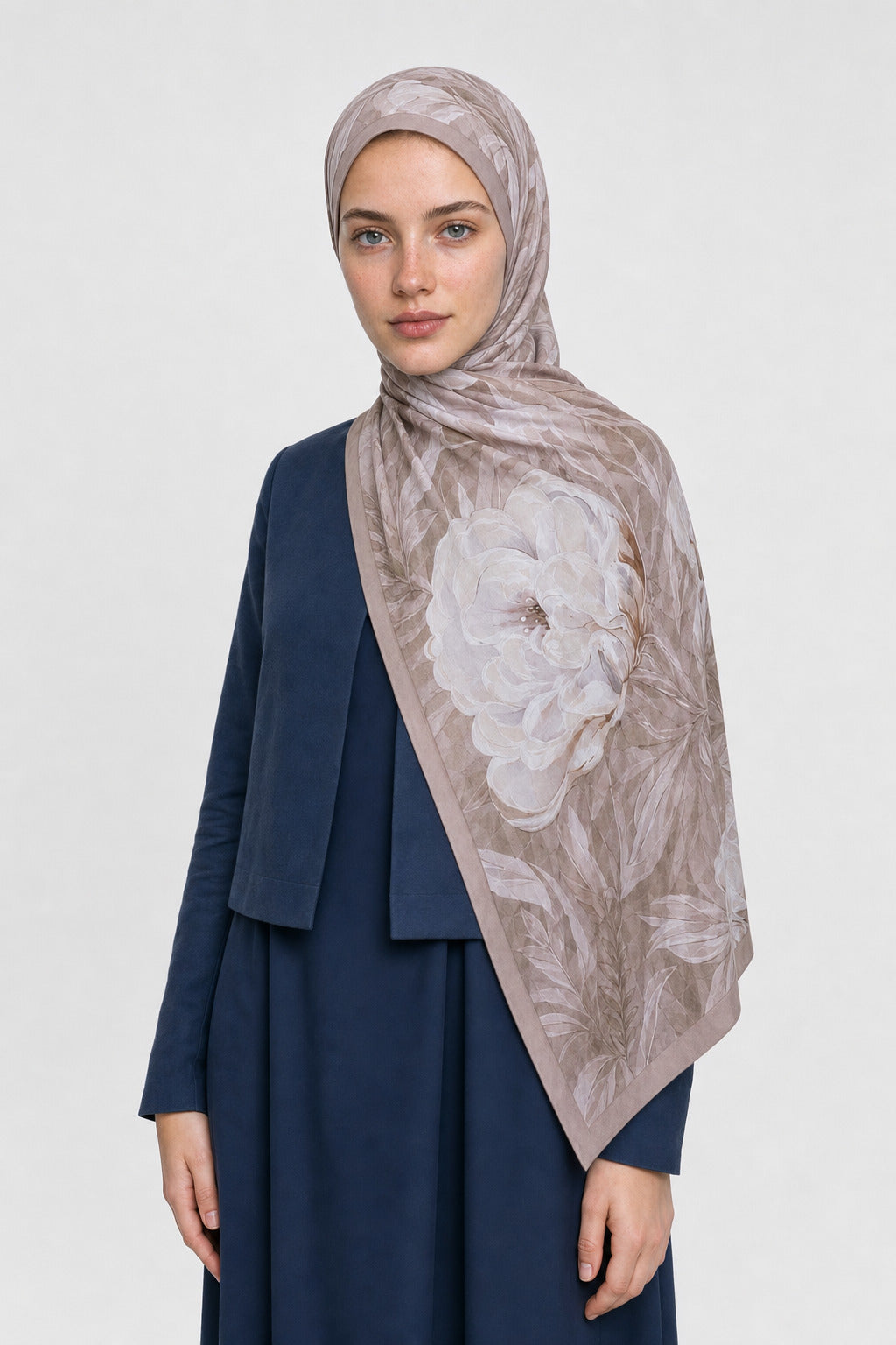 Mauve Desen Neo Crash Şal - Krem