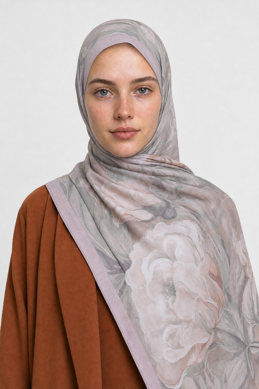 Mauve Desen Neo Crash Şal - Mint Yeşili