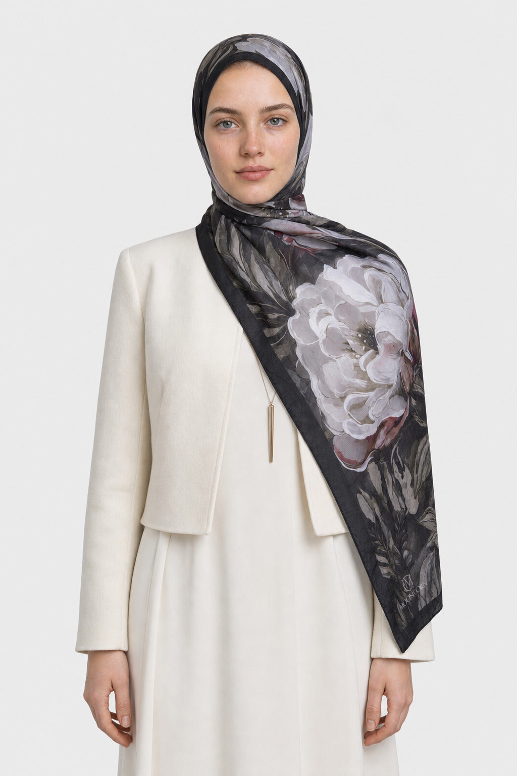 Mauve Desen Neo Crash Şal - Siyah
