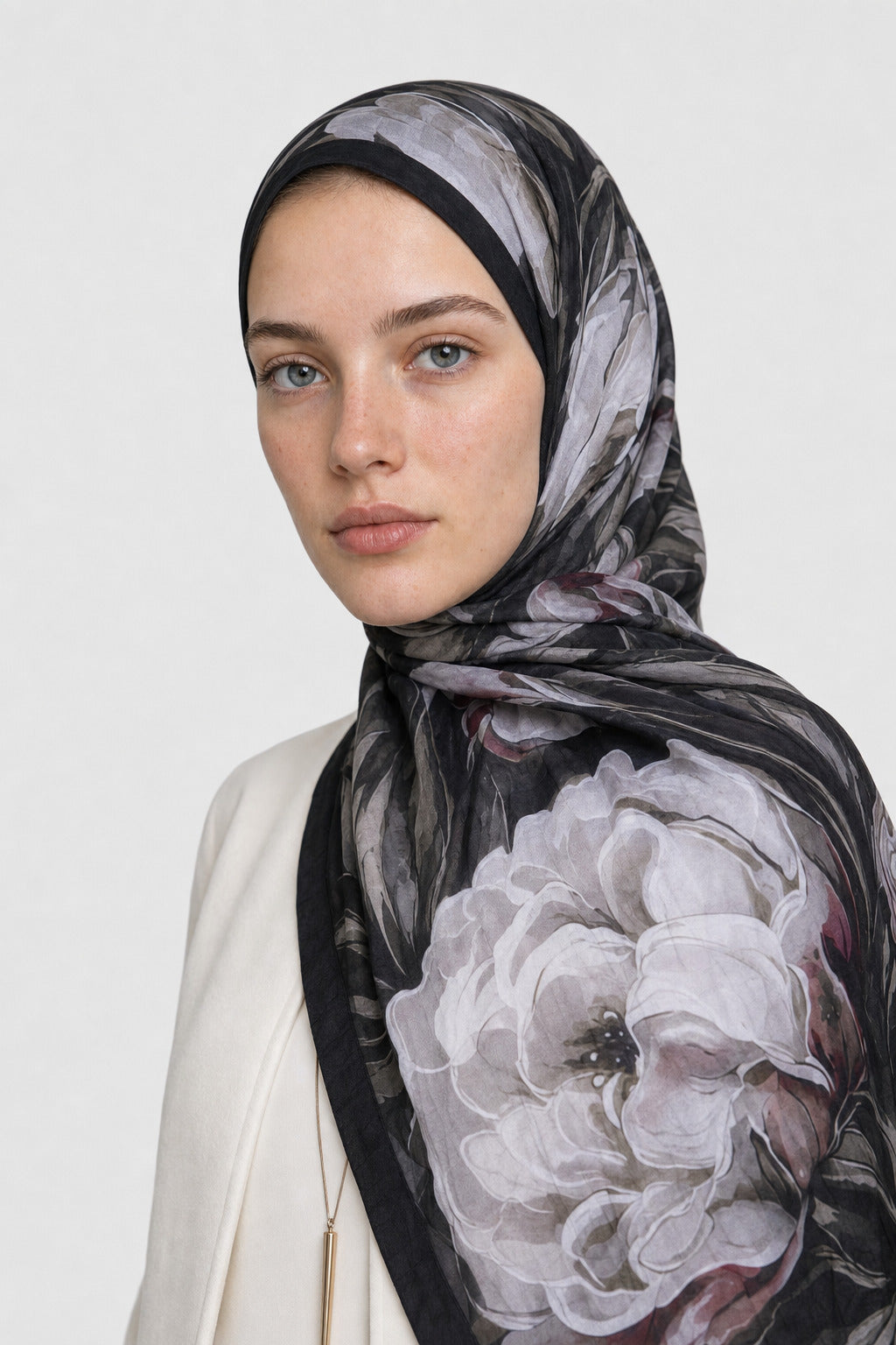 Mauve Desen Neo Crash Şal - Siyah