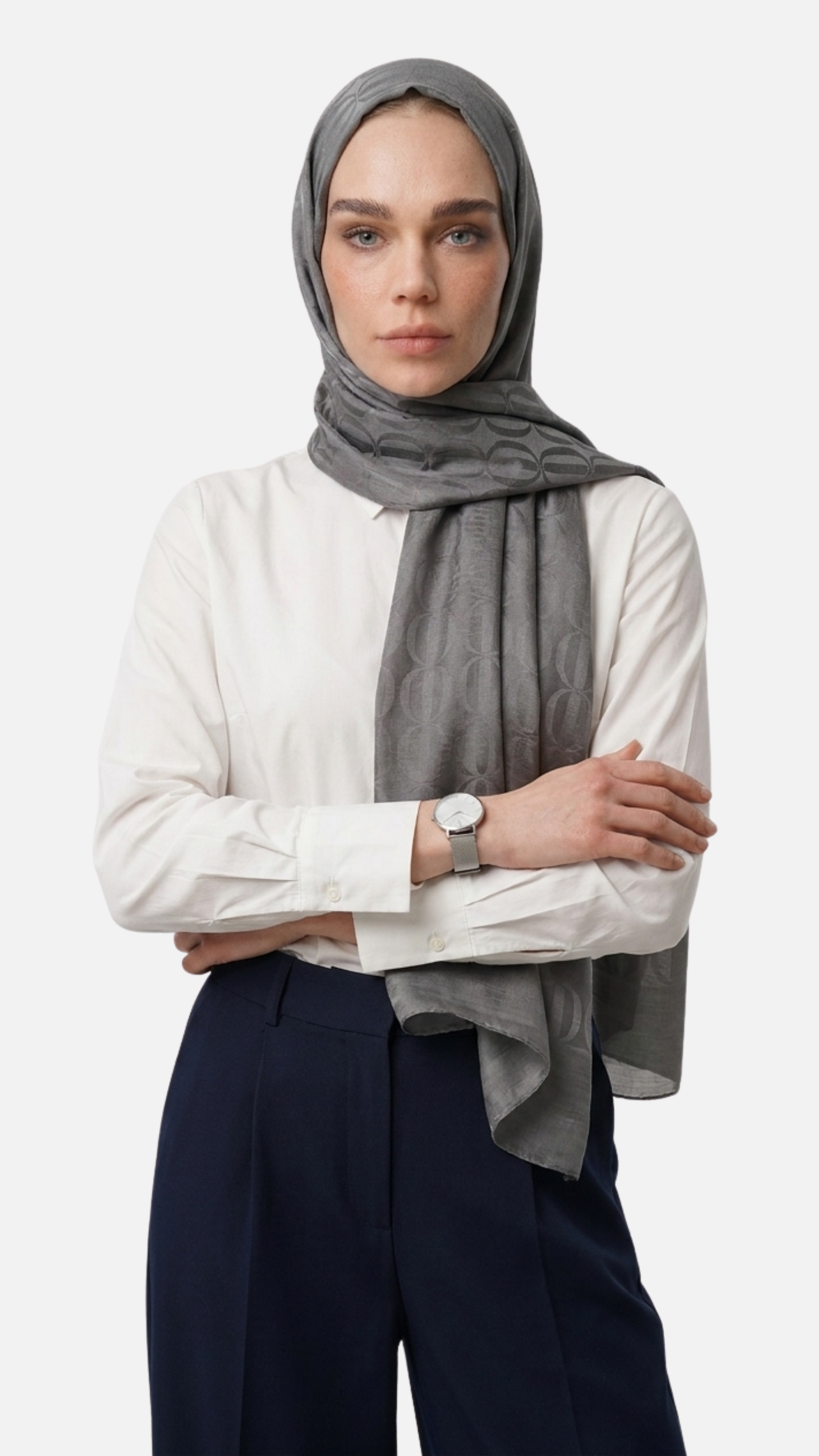 Dune Pattern Ayrobin Jacquard Shawl